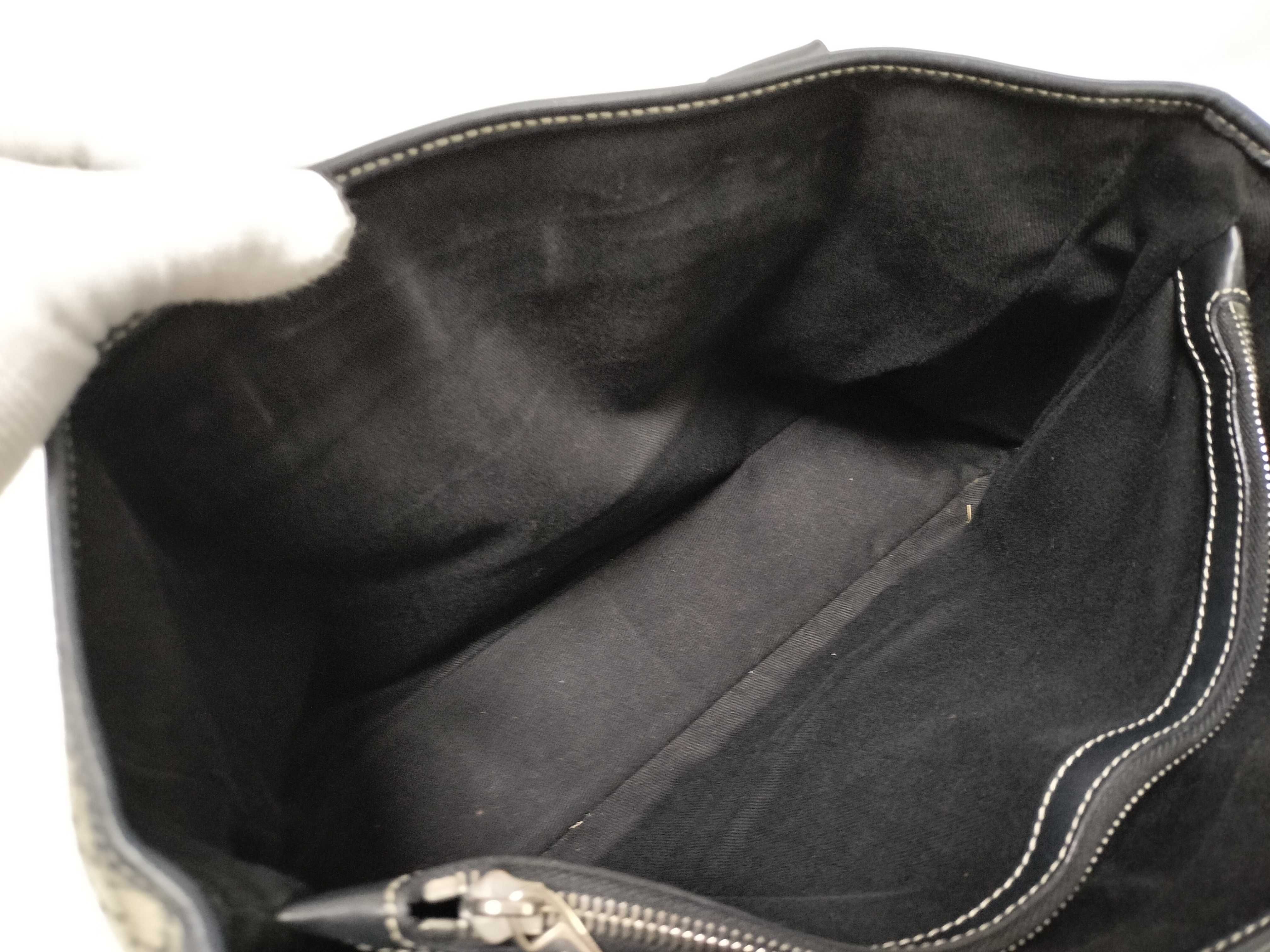 Canvas Leather Handbag — view 10