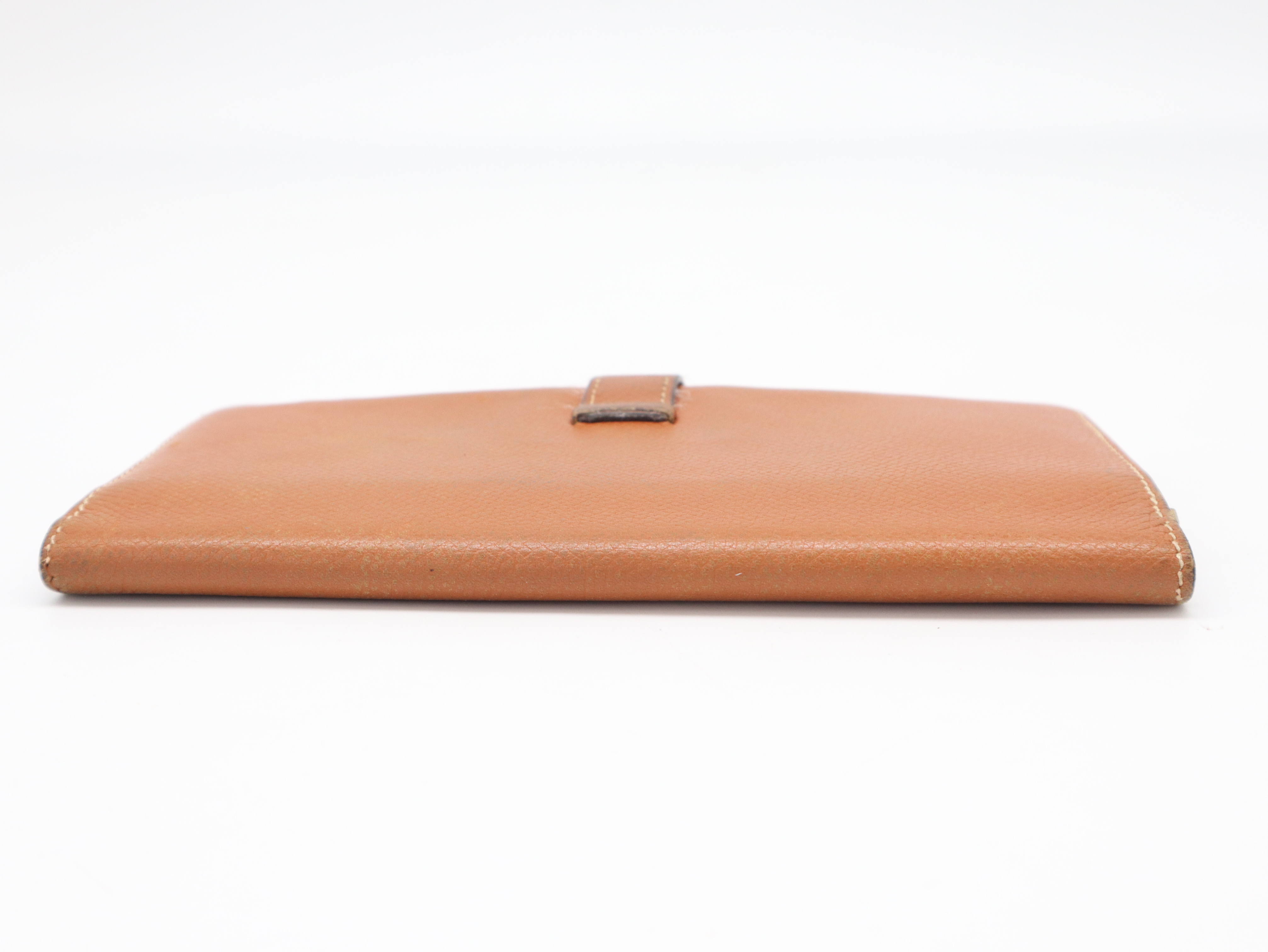 Bearn I stamp Chevre brown long wallet — view 4