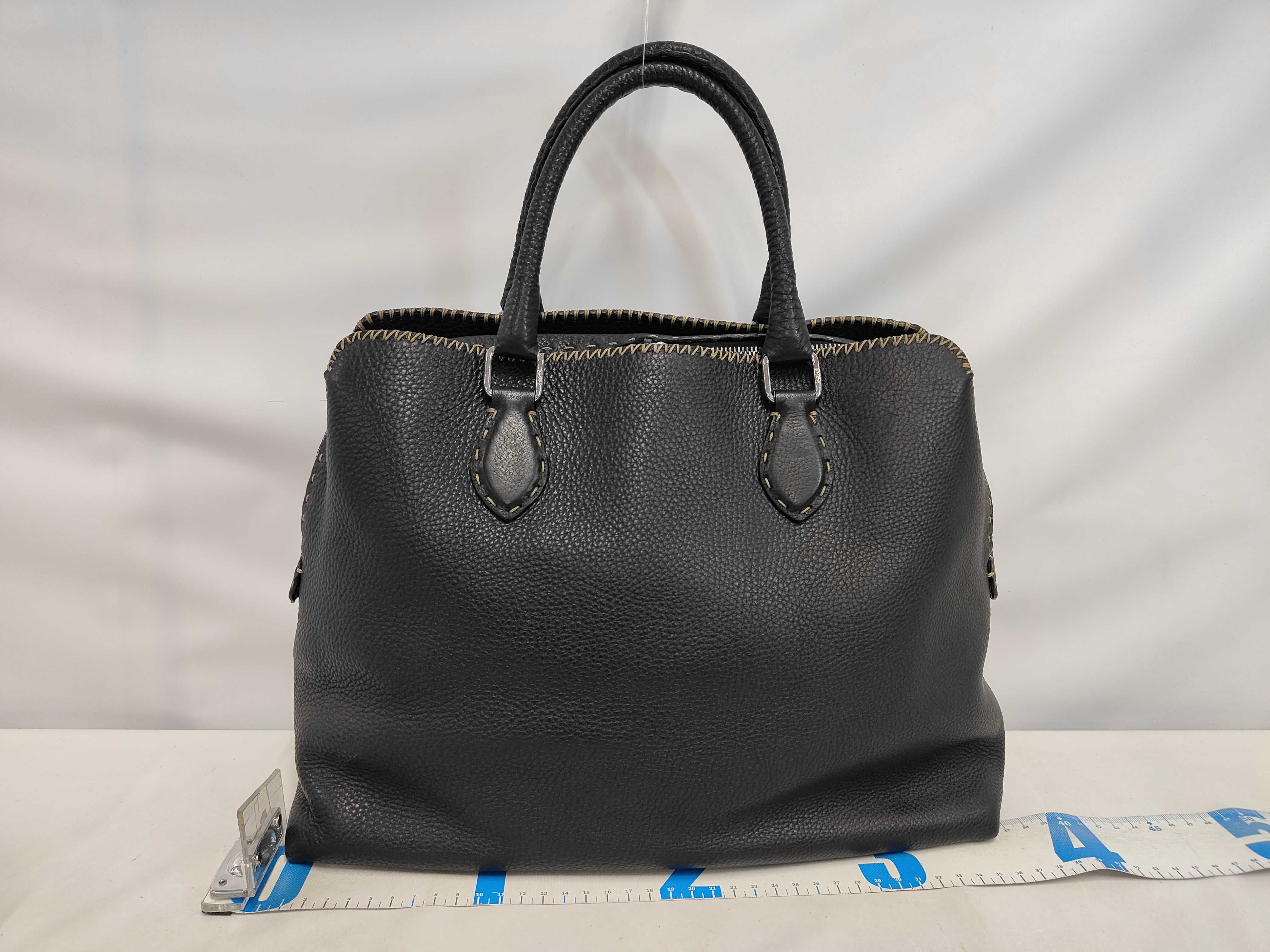 Selleria handbag, model 8BN088, black leather. — view 2