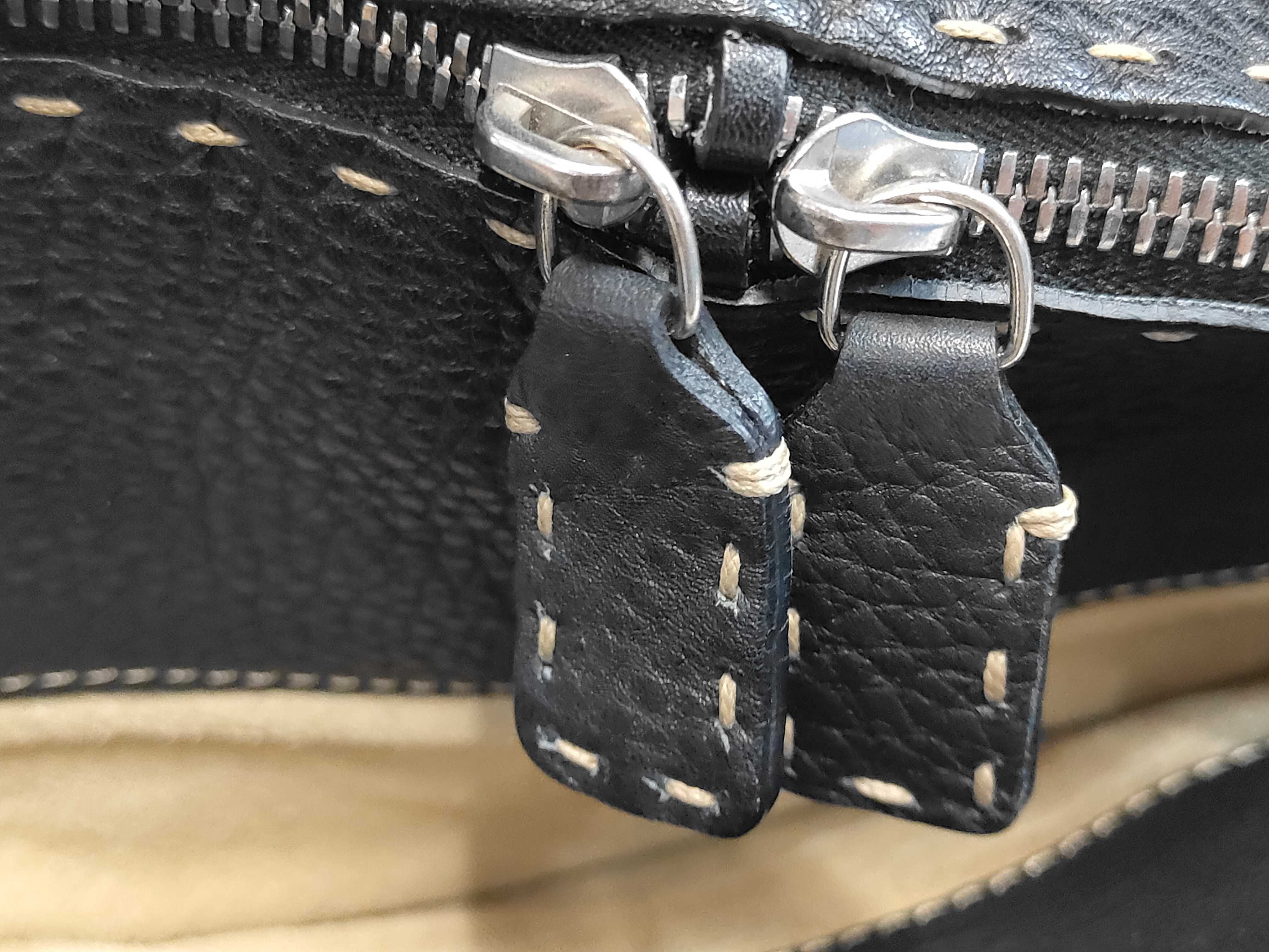 Selleria handbag, model 8BN088, black leather. — view 7