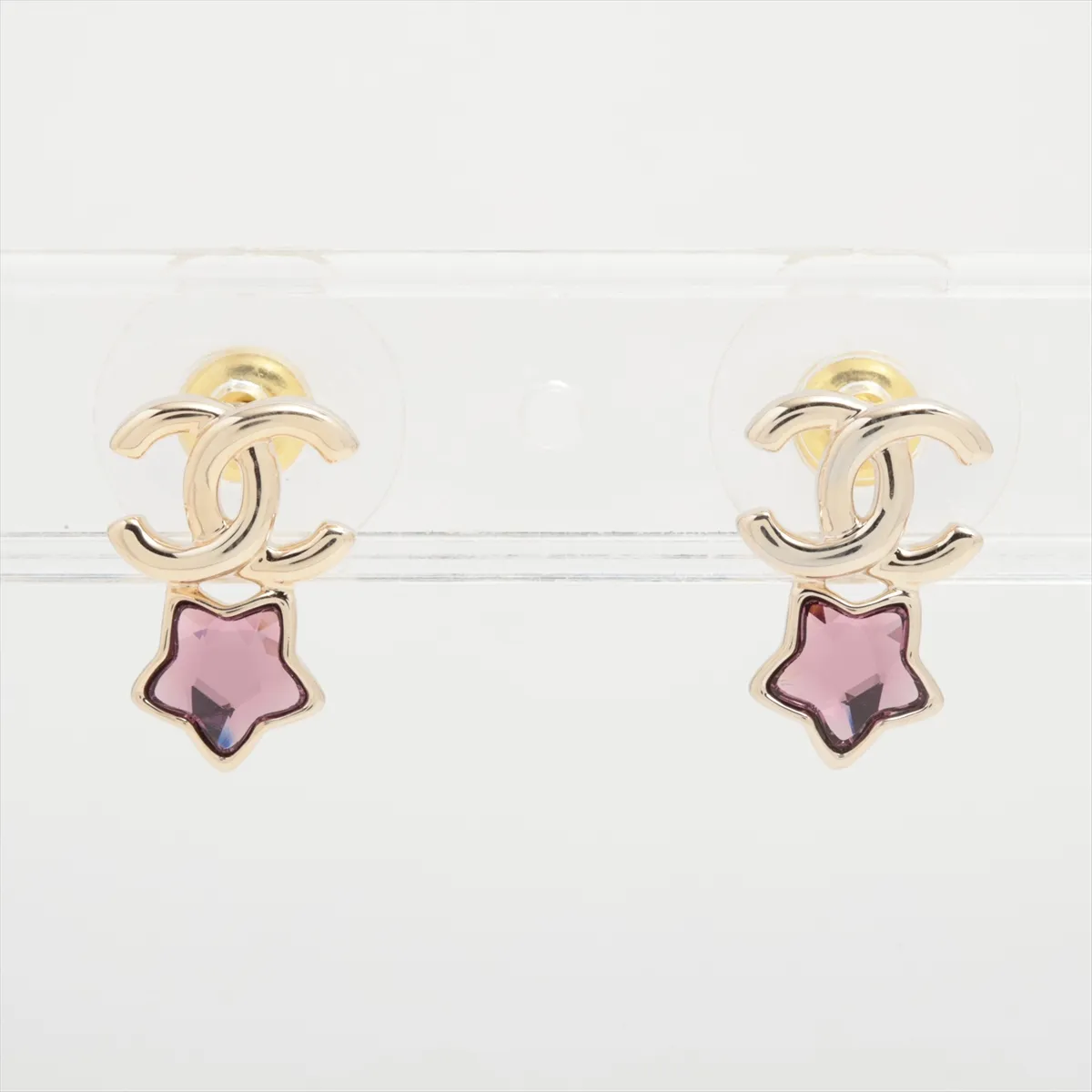 Coco Mark B25P Earrings (Pair) GP Gold -