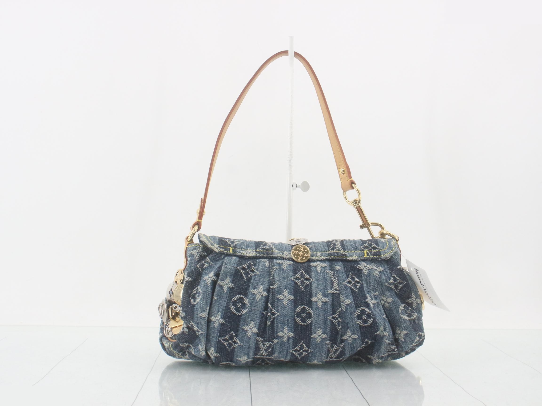 M95332 Monogram Denim Mini Pleaty Raye Customizable — view 2