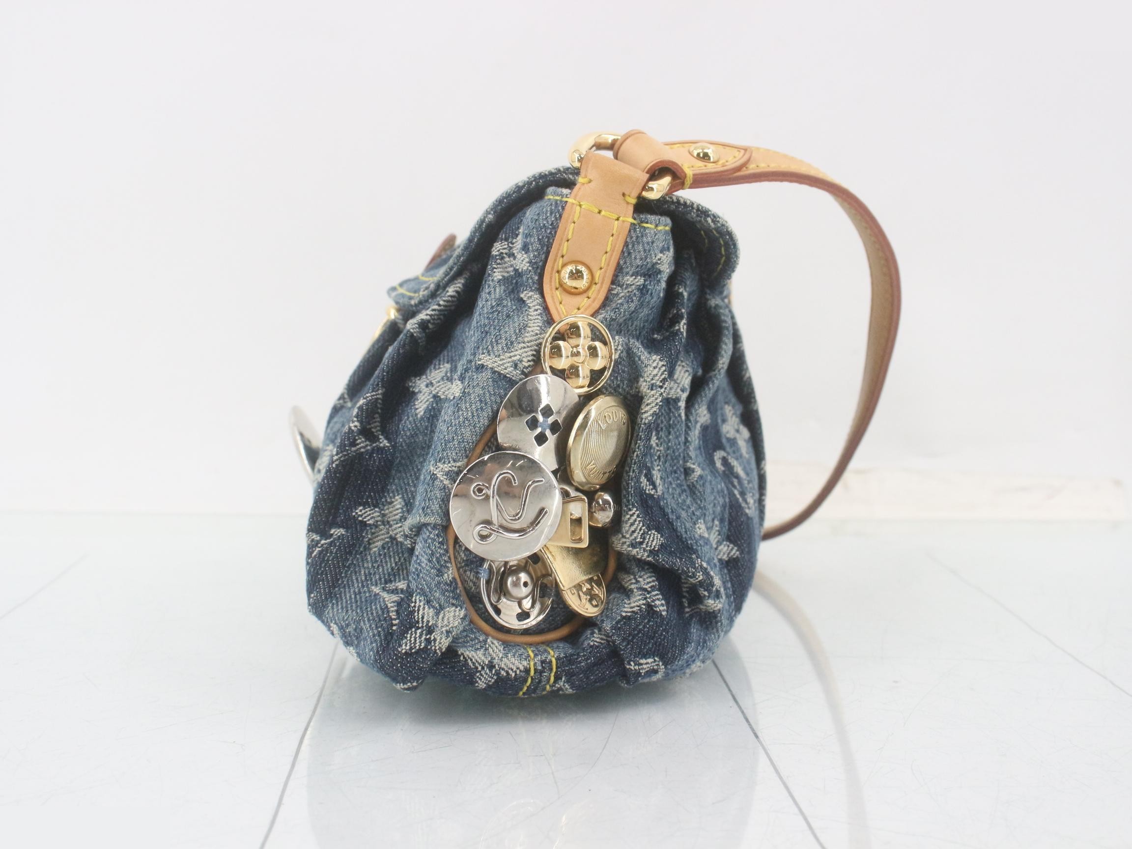 M95332 Monogram Denim Mini Pleaty Raye Customizable — view 3