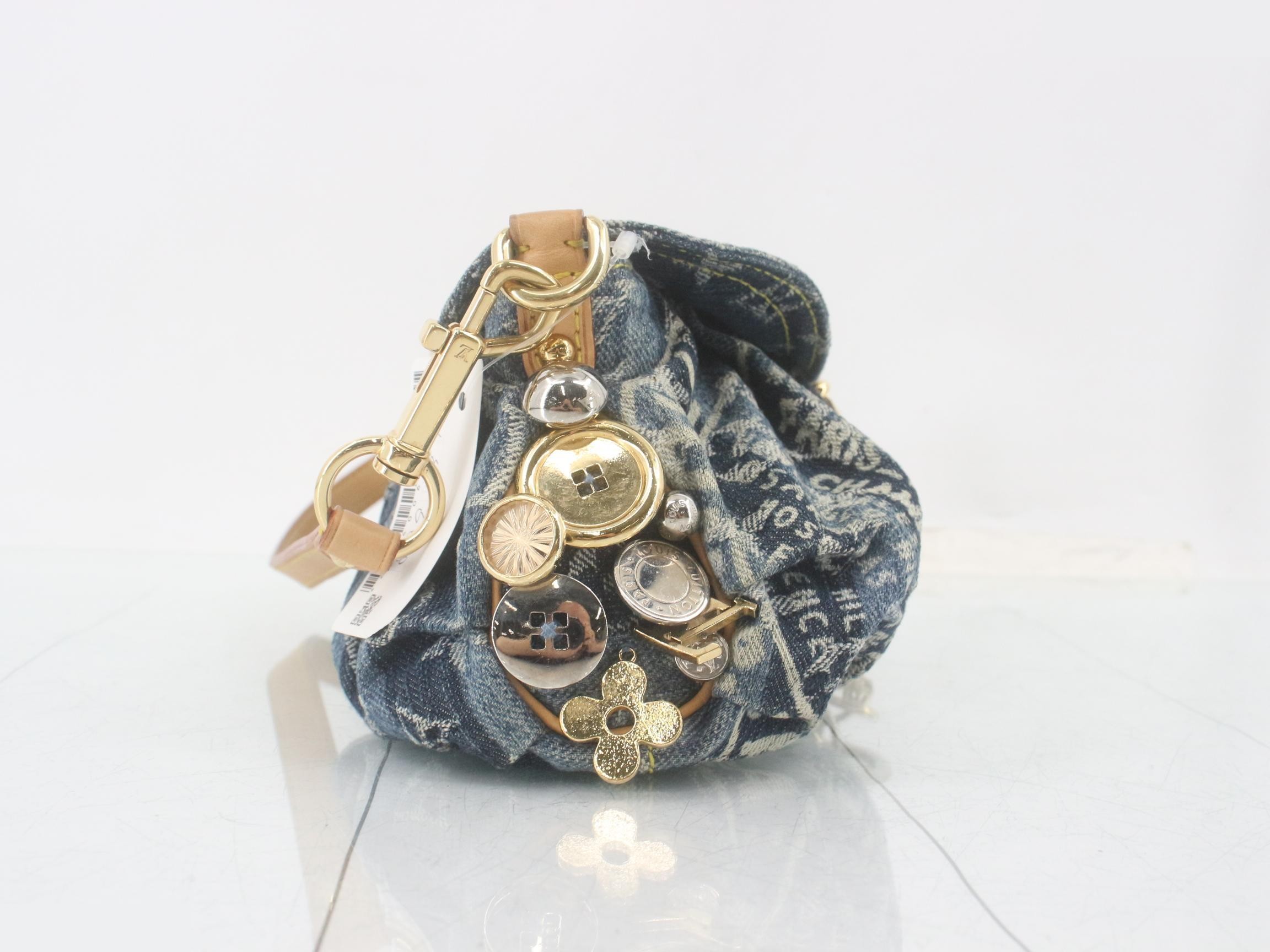 M95332 Monogram Denim Mini Pleaty Raye Customizable — view 4