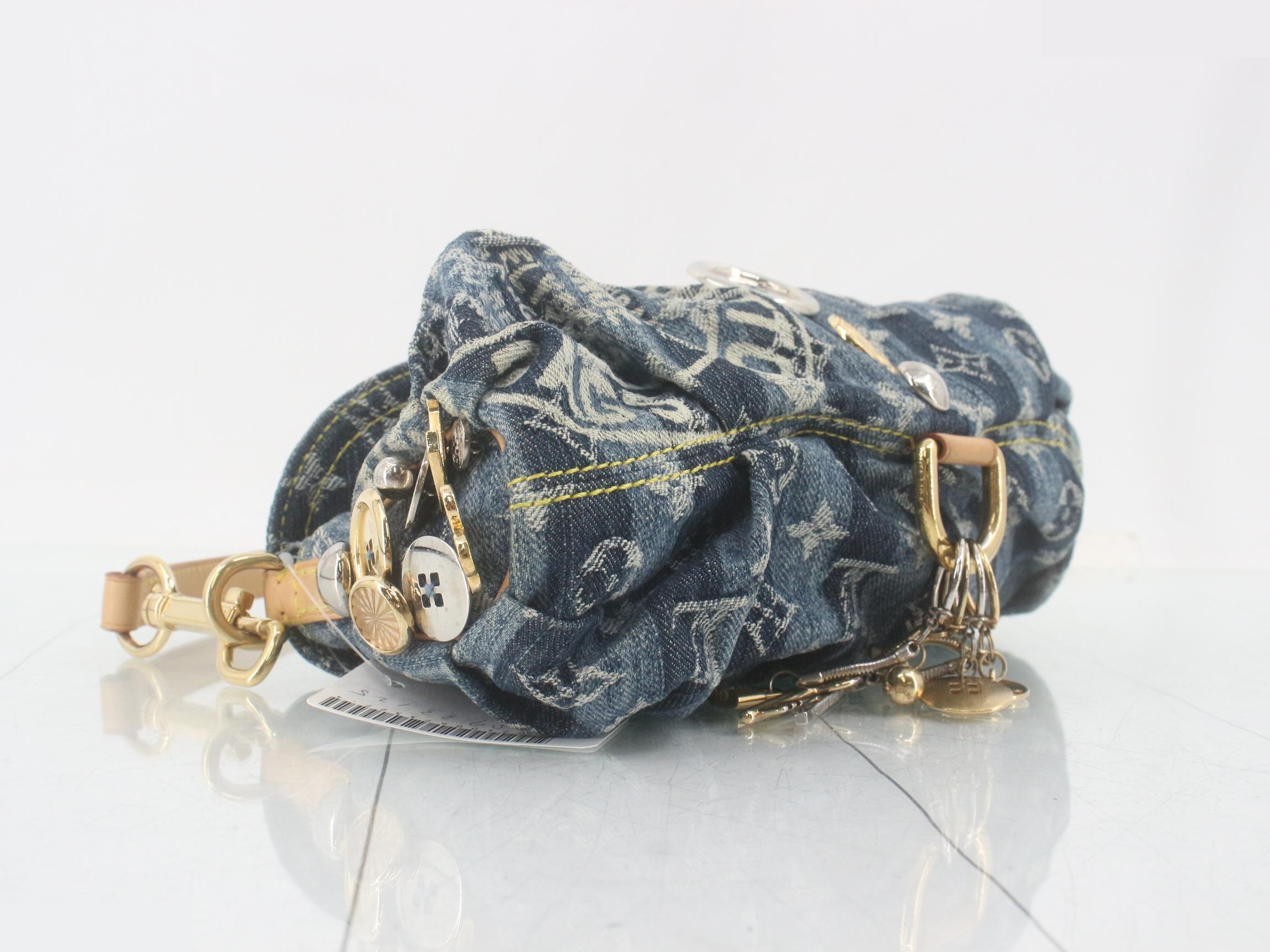 M95332 Monogram Denim Mini Pleaty Raye Customizable — view 5