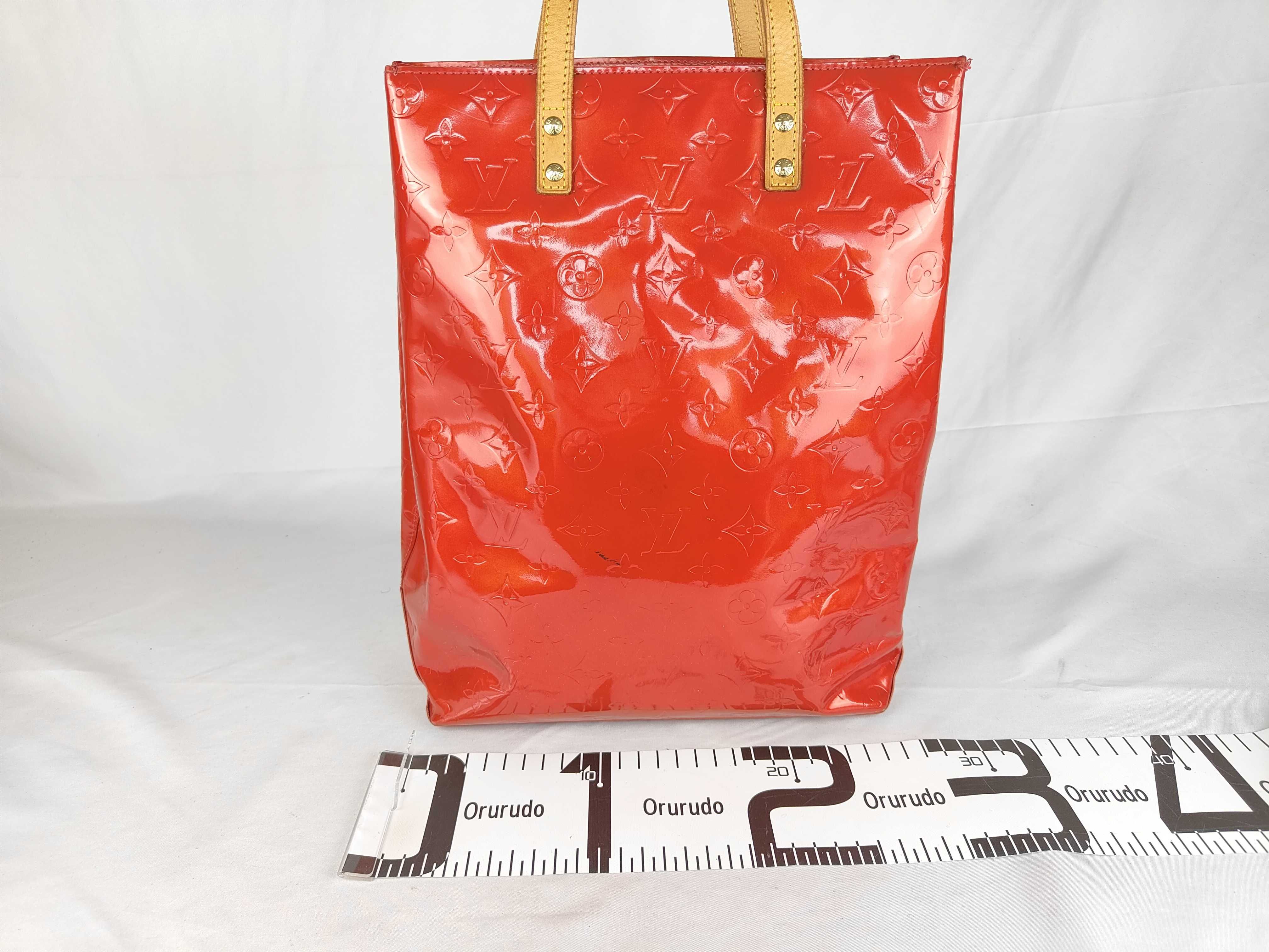 Vernis Lead MM Handbag Red Tote Bag — view 2