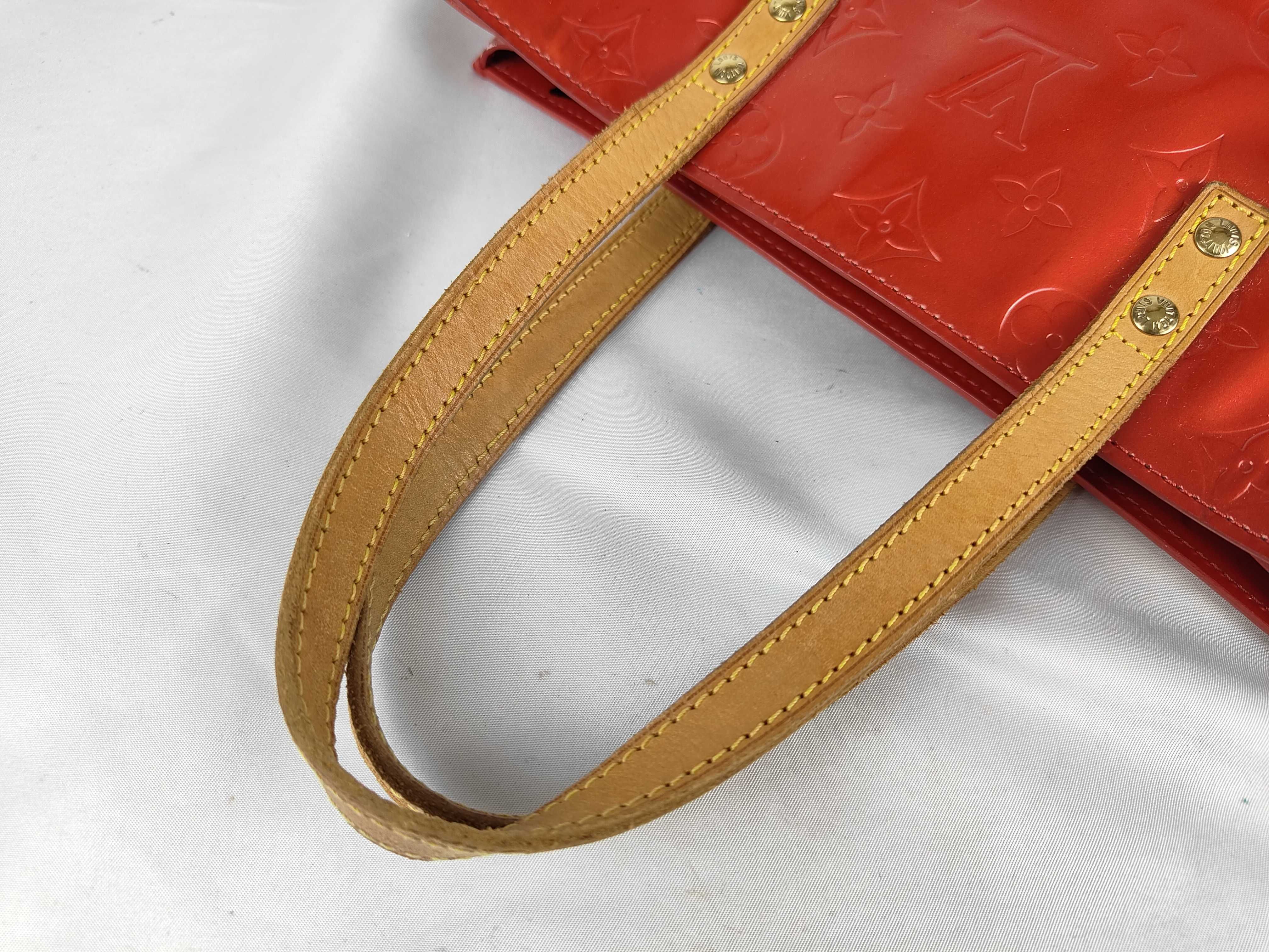 Vernis Lead MM Handbag Red Tote Bag — view 3