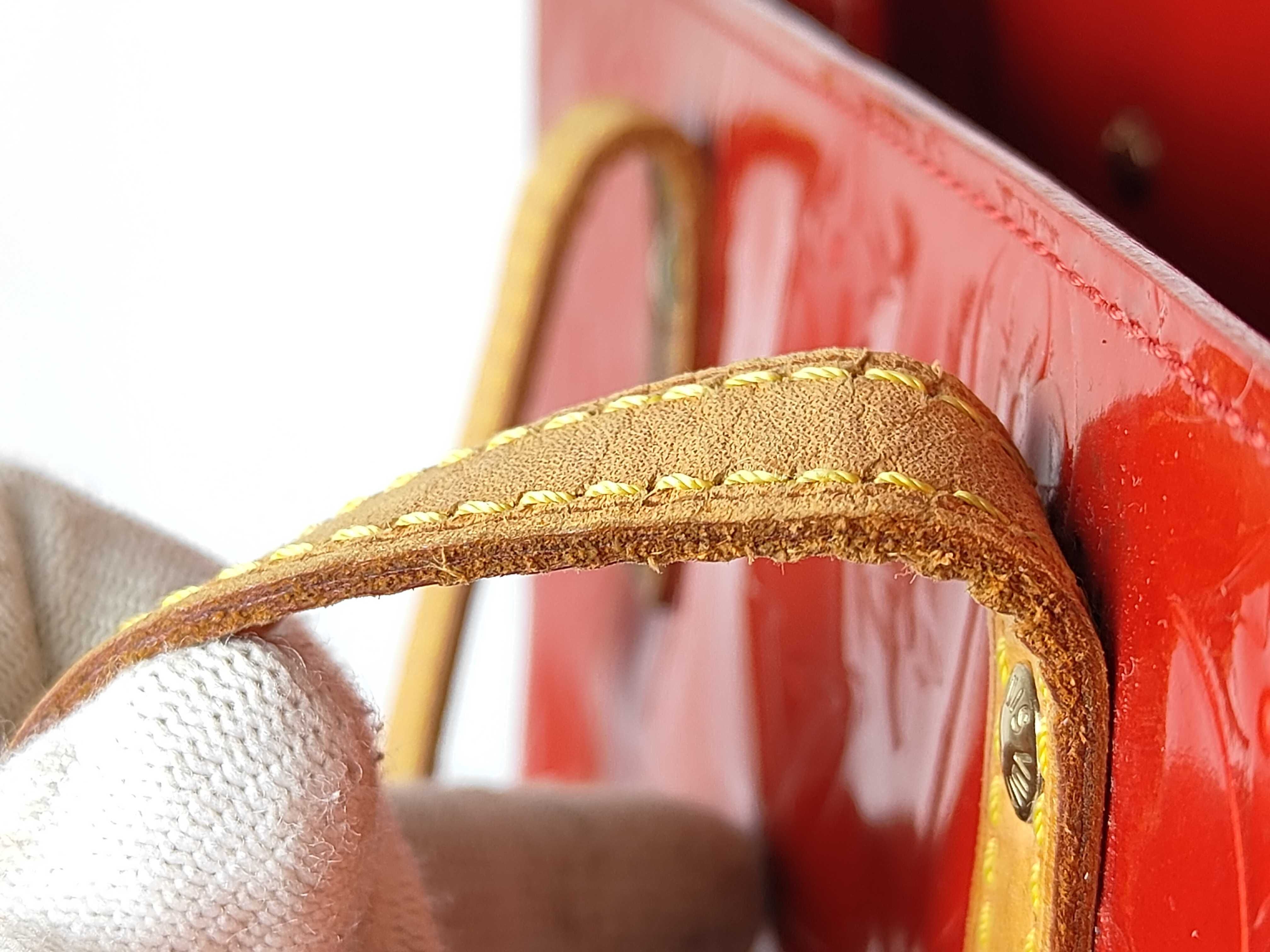 Vernis Lead MM Handbag Red Tote Bag — view 5