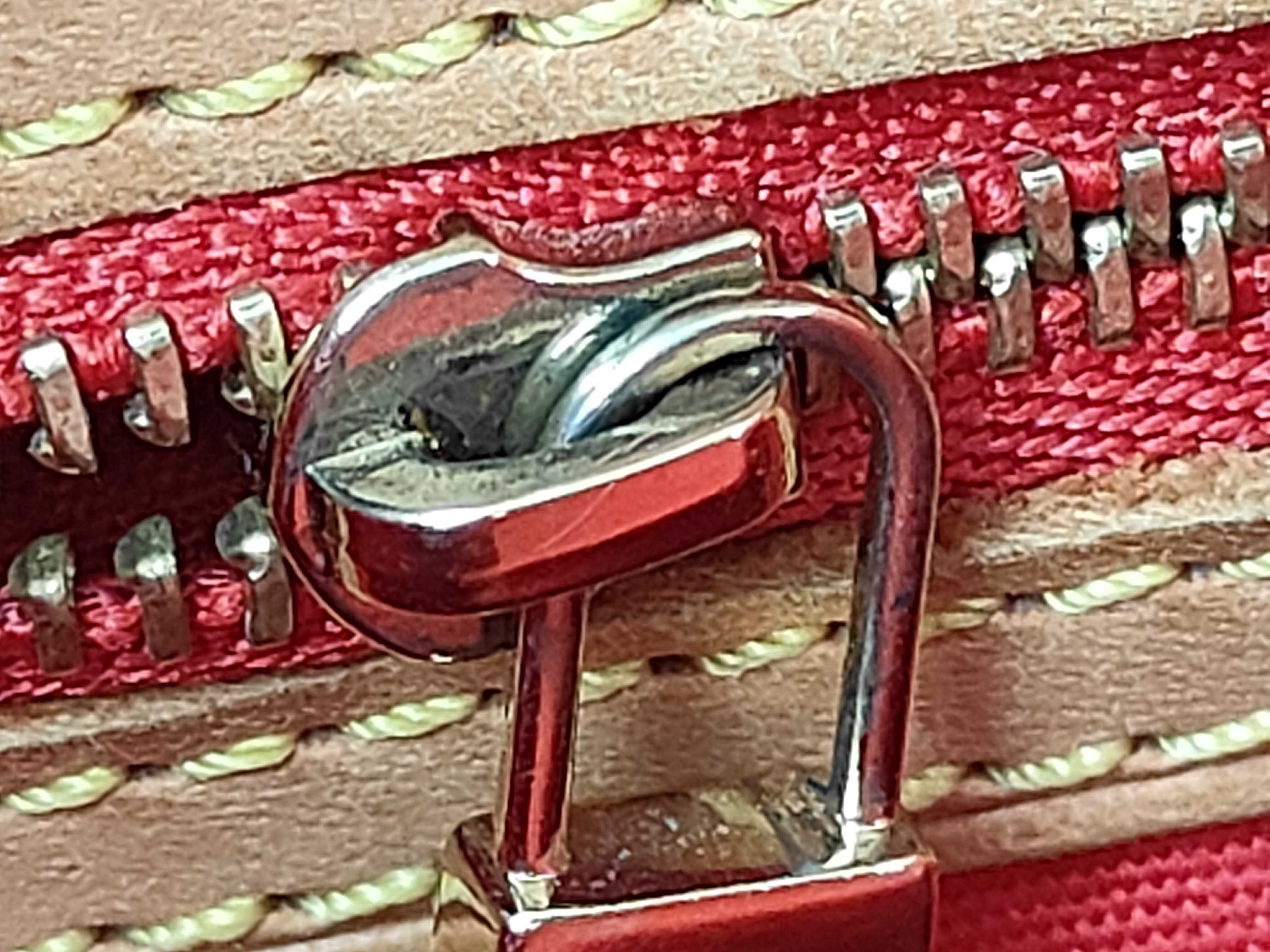Vernis Lead MM Handbag Red Tote Bag — view 9