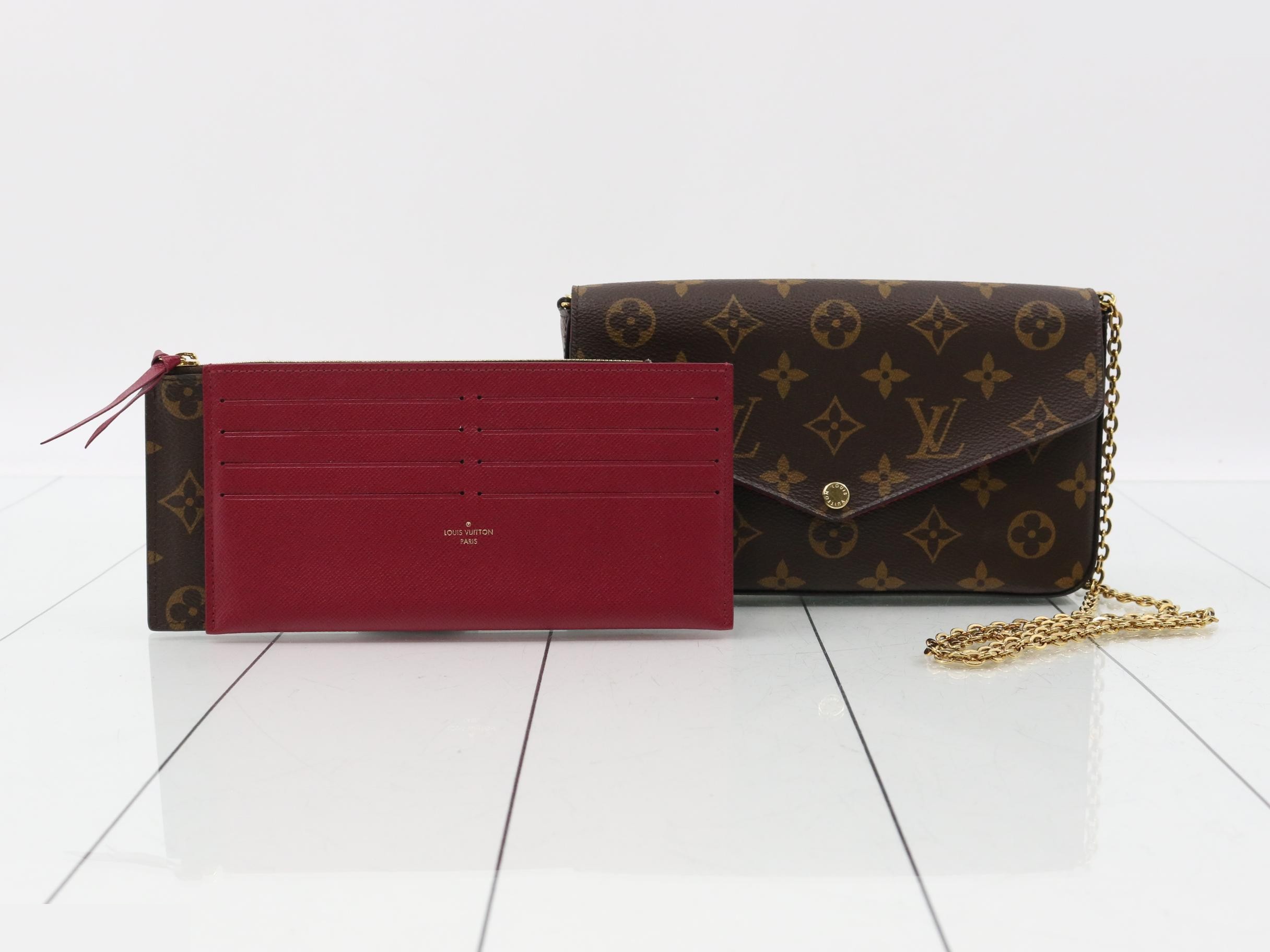M61276 Pochette Felicie Monogram Chain Shoulder Bag