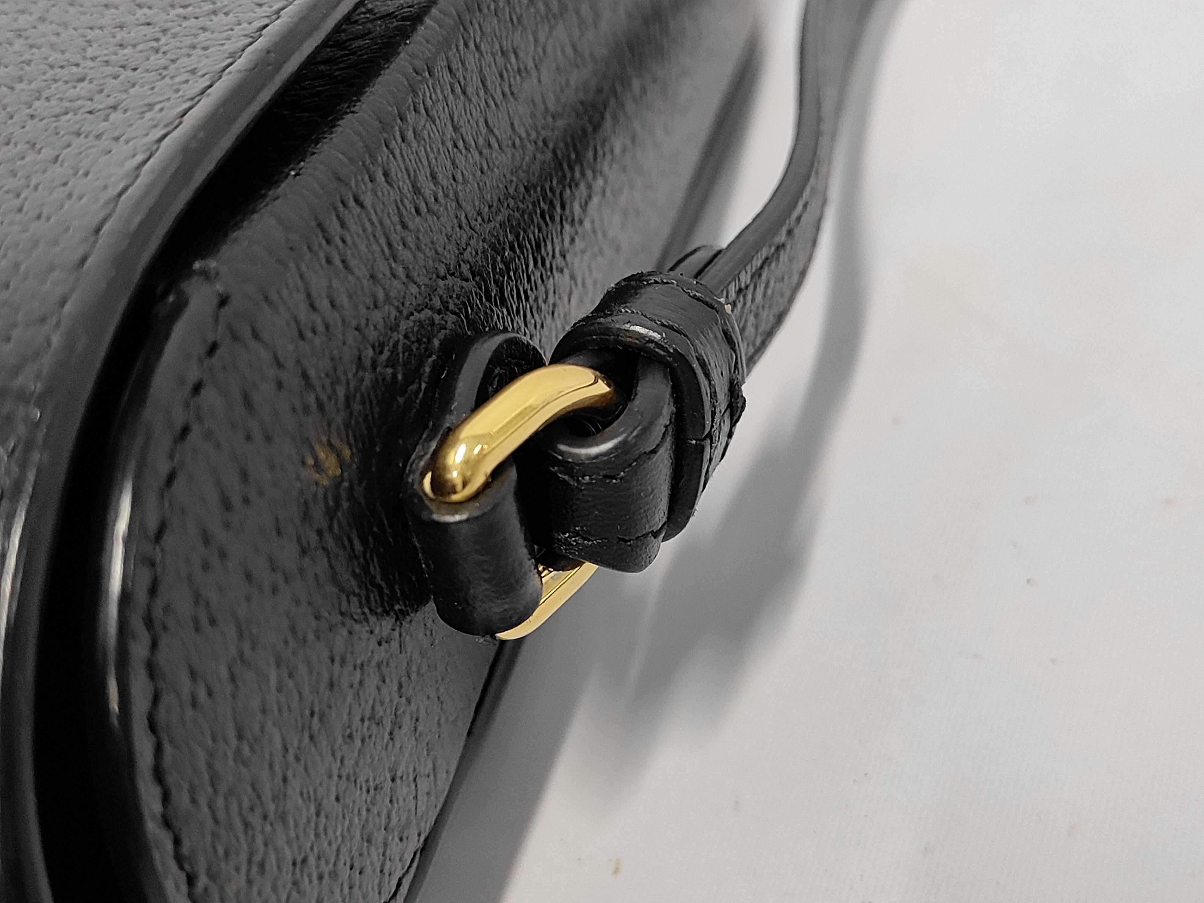 Horsebit 1955 732302 Black Leather Shoulder Bag — view 7