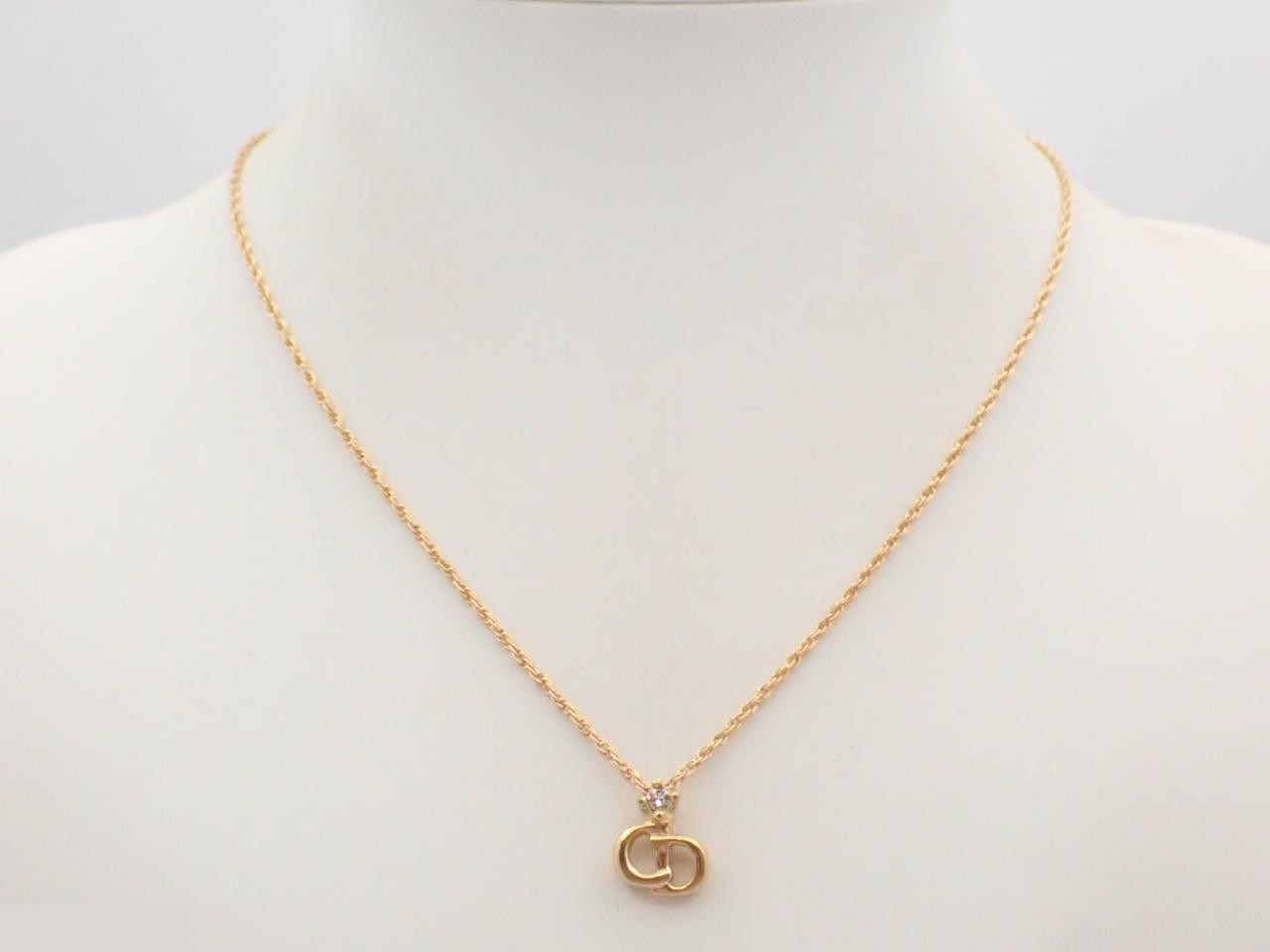 Gold necklace, chain approximately 47cm — view 3