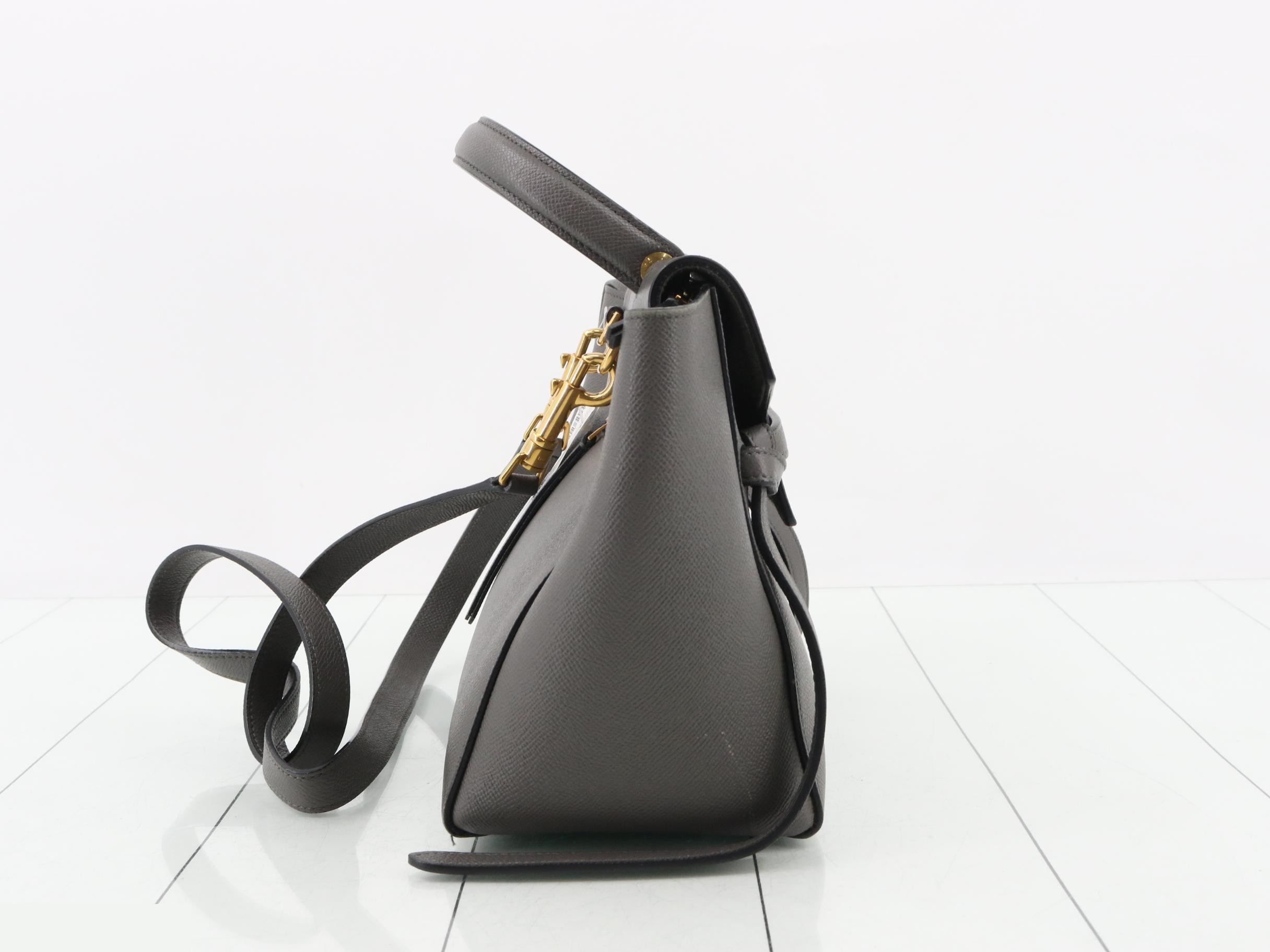 Belt bag, leather, 2-way, shoulder/handbag — view 4