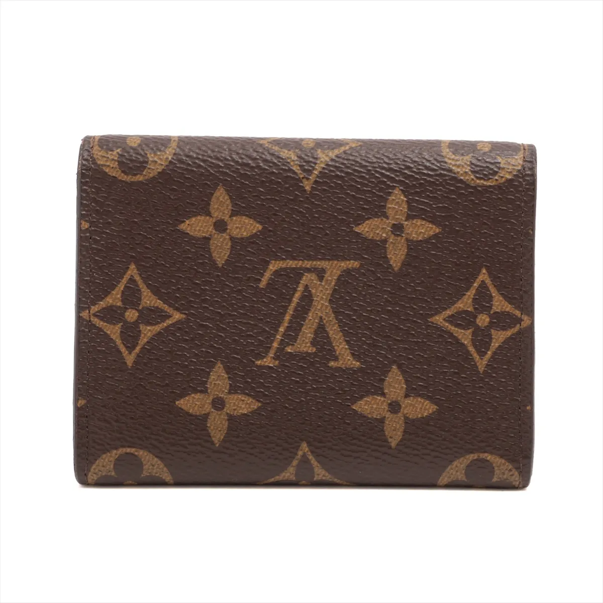 Monogram Anvelope Carte de Visite M63801 Brown Card Case RFID Reactive — view 2