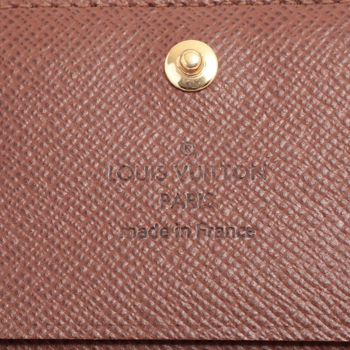 Monogram Anvelope Carte de Visite M63801 Brown Card Case RFID Reactive — view 5
