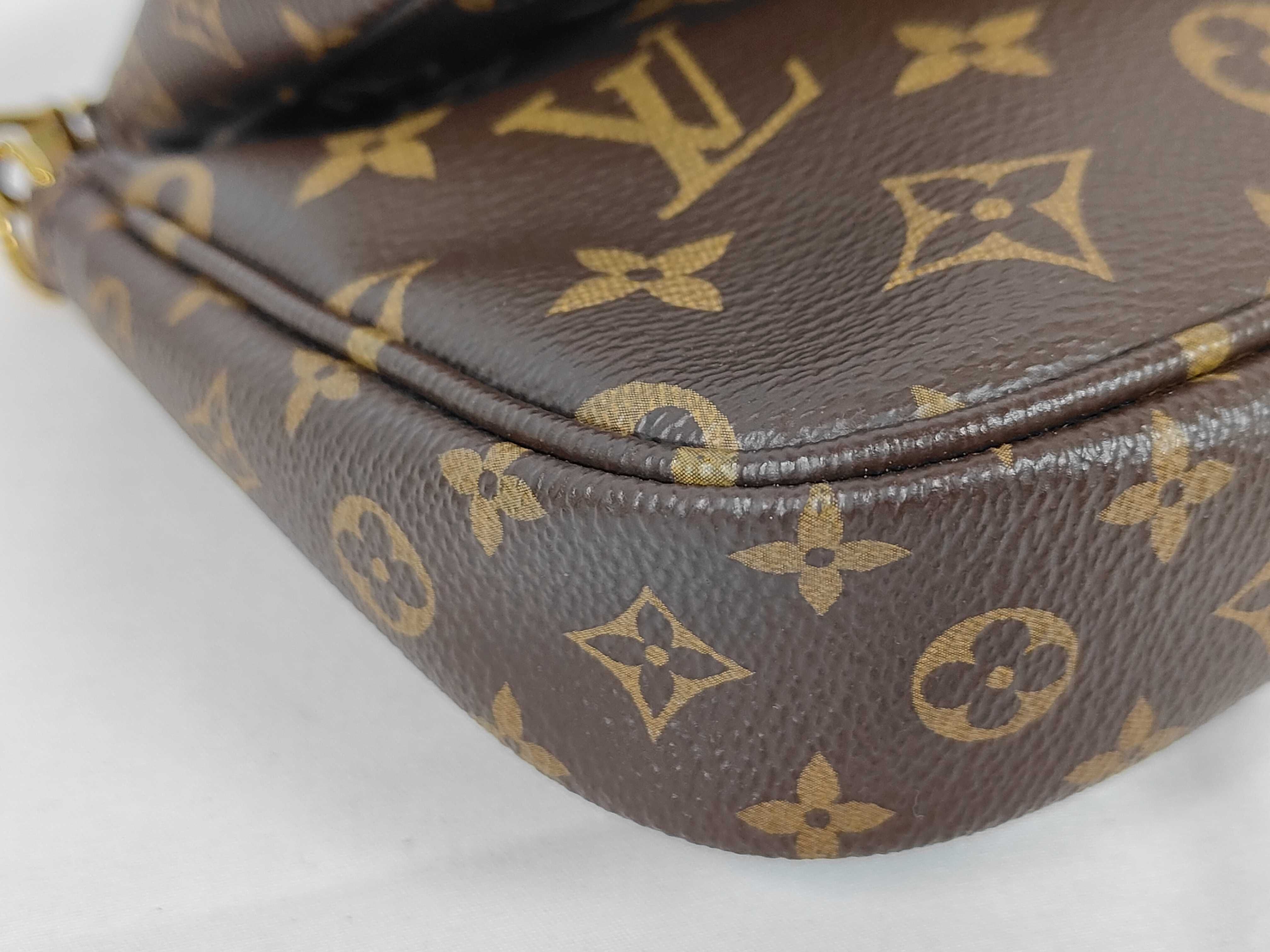 Monogram Louis Vuitton Multi Pochette Accessoires Monogram Chain 5-in-1 Combination Bag Coated Canvas x Leather Pochette Bag Shoulder Bag Handbag Cross Shoulder Bag — view 3