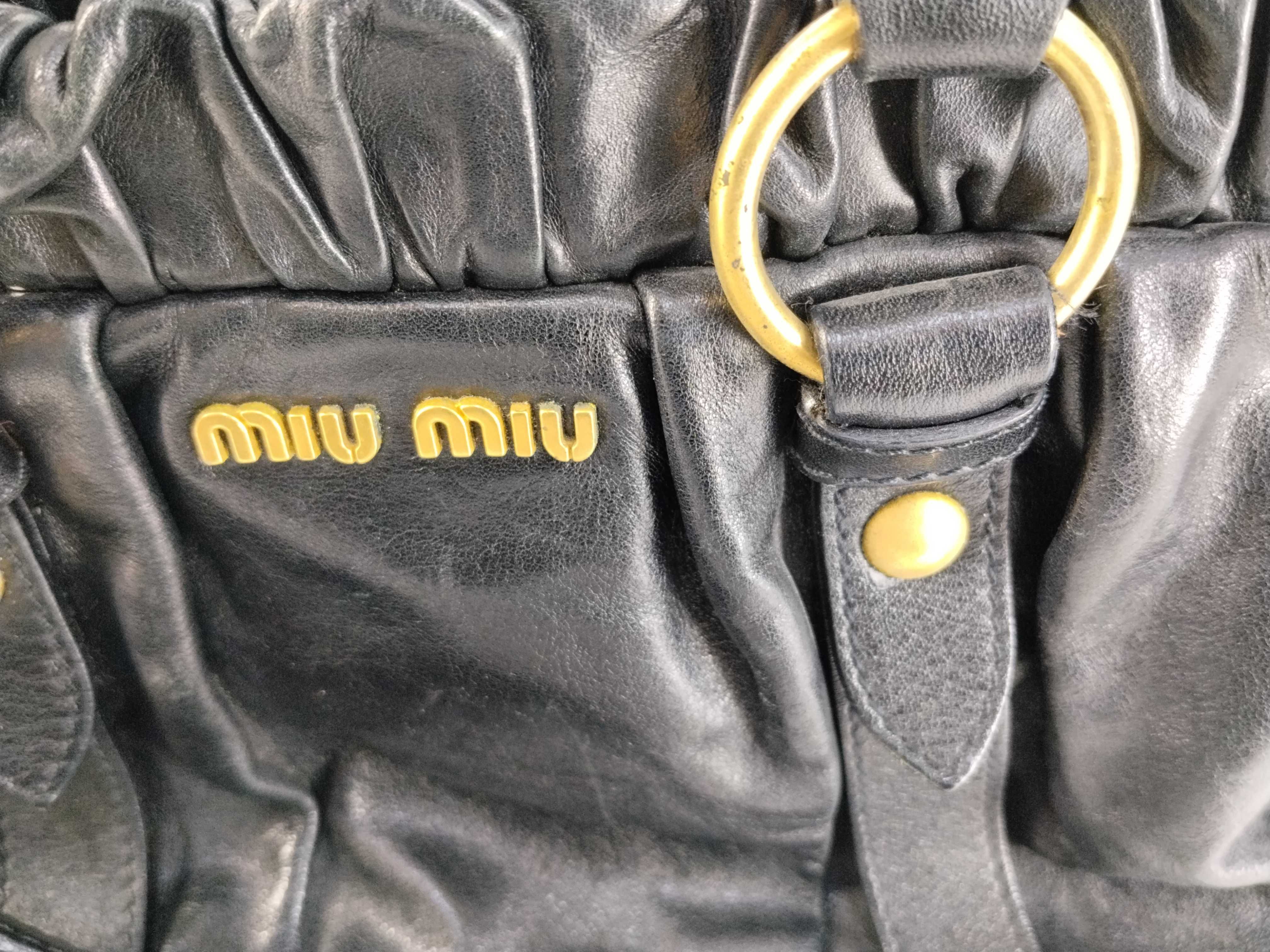 2-way bag with long strap, leather, black handbag — view 14