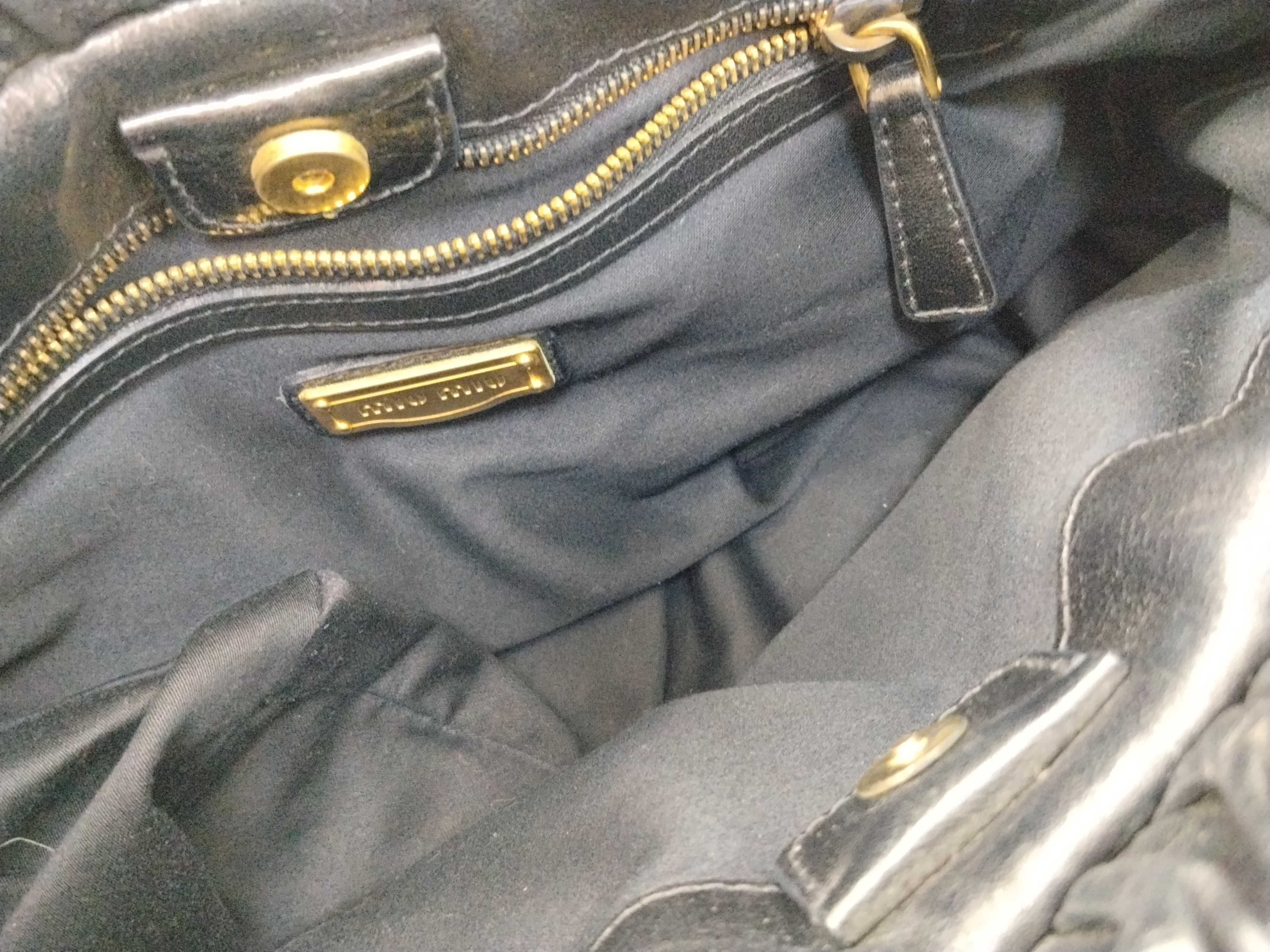 2-way bag with long strap, leather, black handbag — view 10