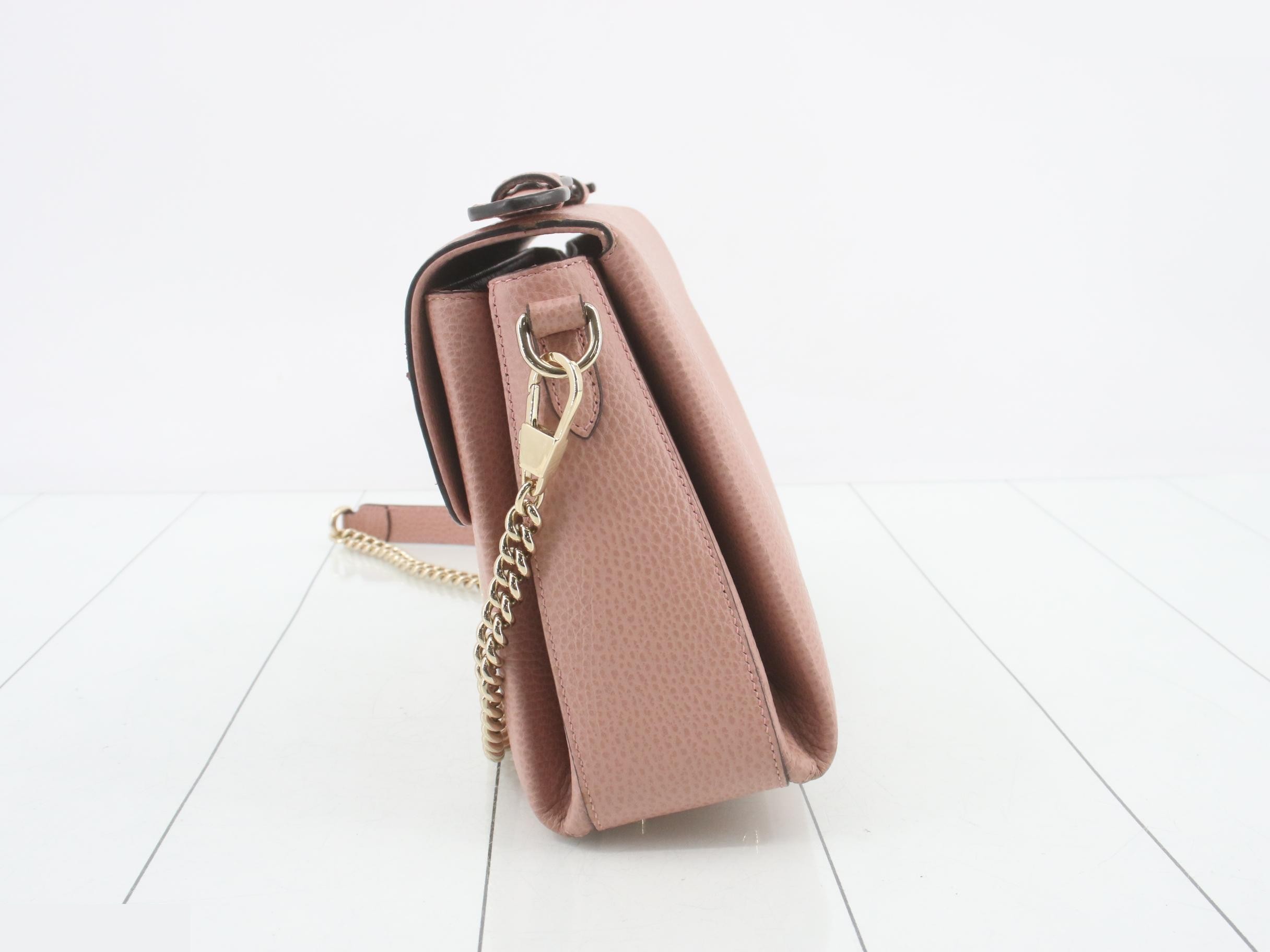Shoulder bag with interlocking G — view 3