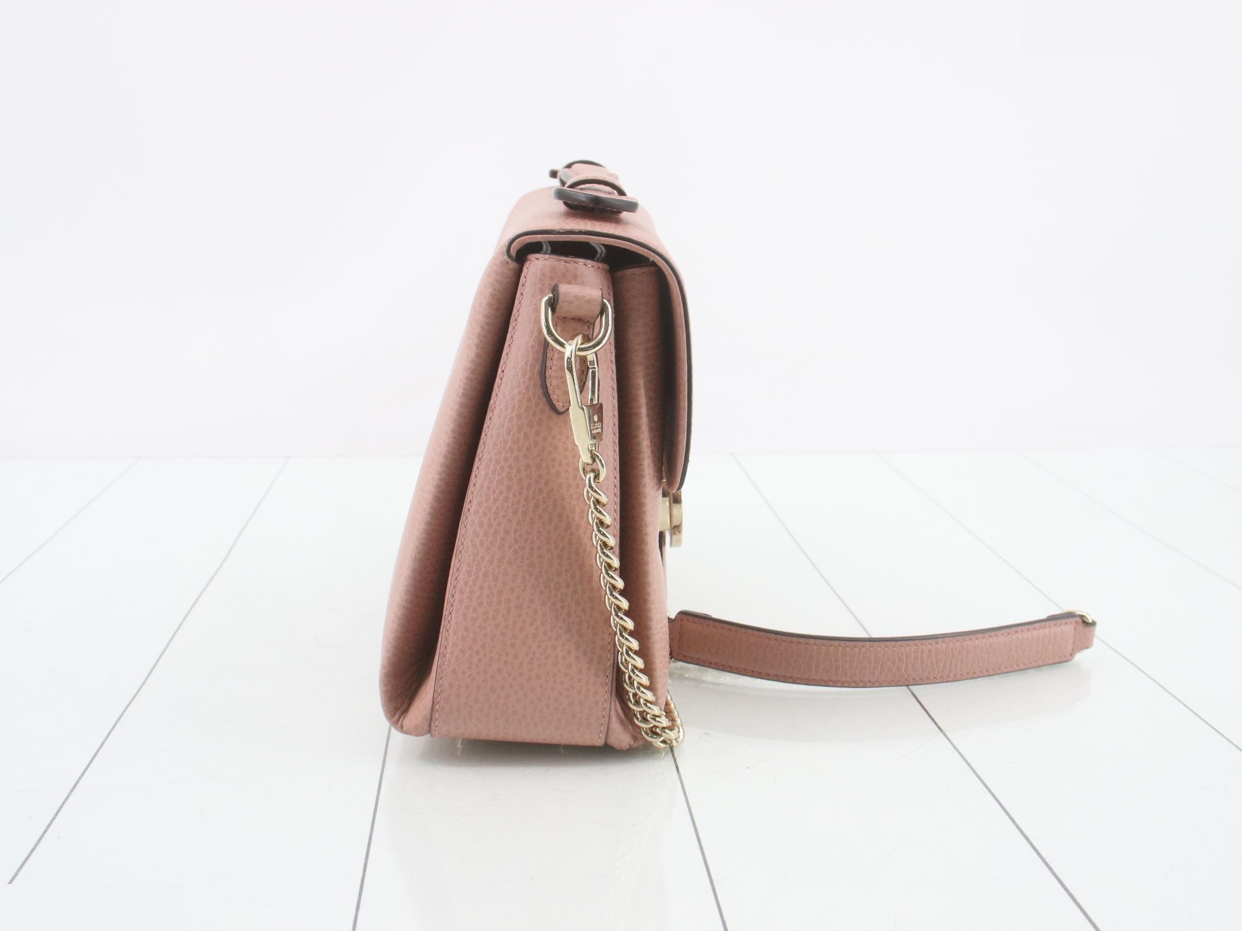 Shoulder bag with interlocking G — view 4