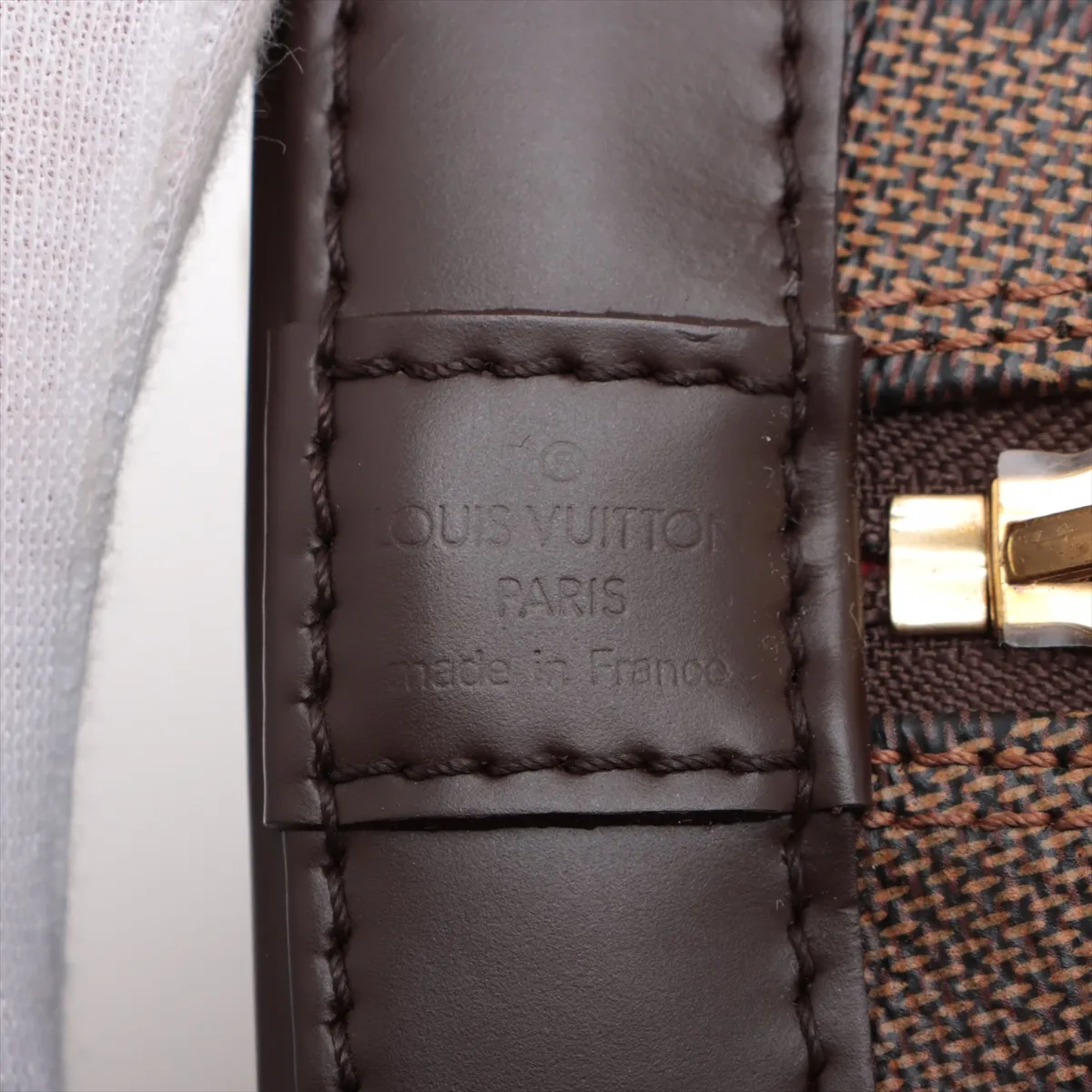 Damier Alma BB N41221 Brown RFID response — view 10