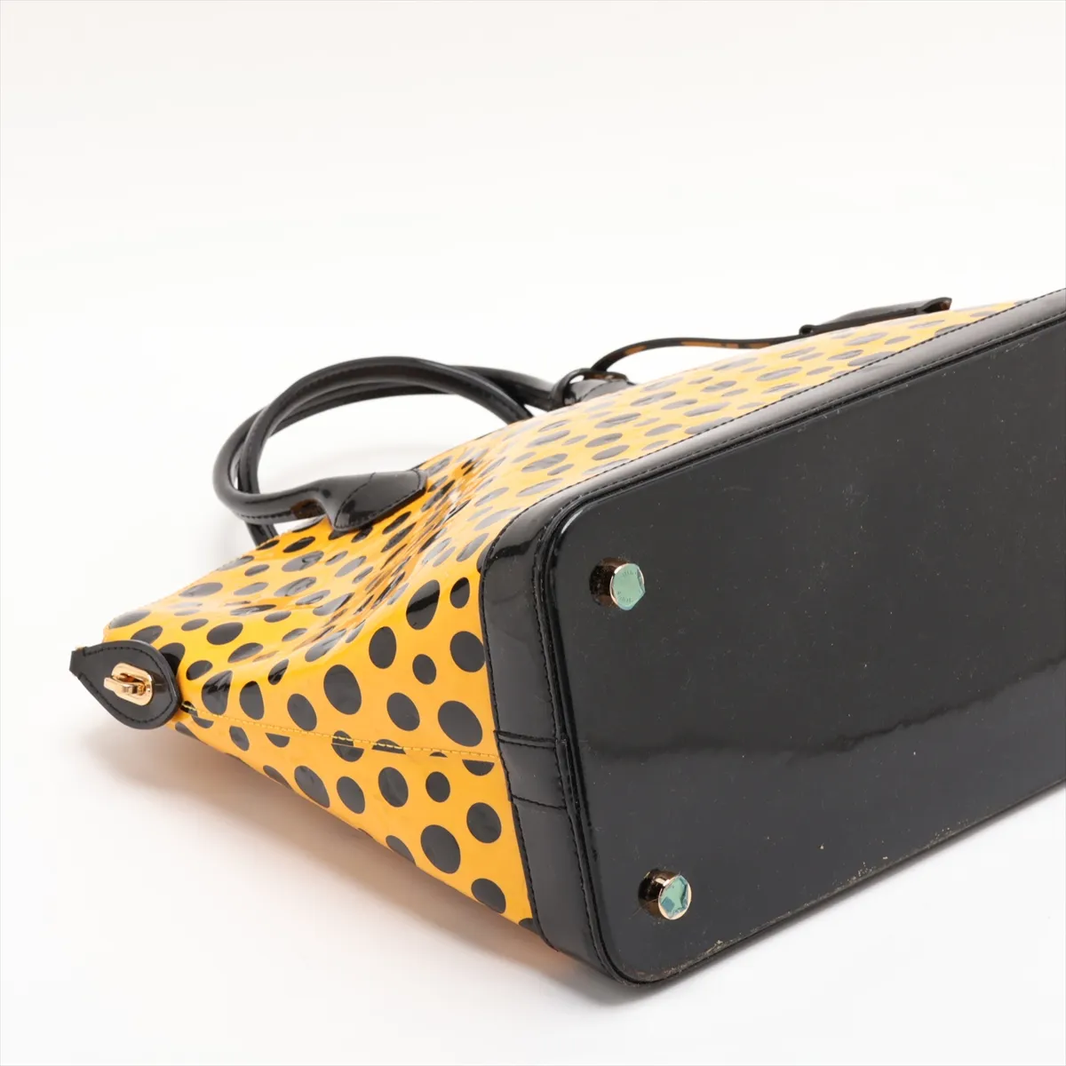 x Yayoi Kusama Vernis Dot Infinity M91398 Yellow x Black FL2132 Clochette Fixed — view 4