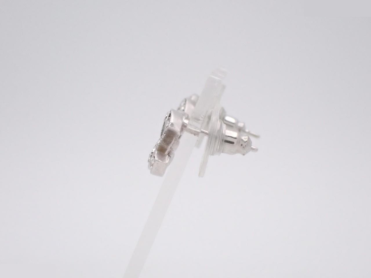 C20K Silver-colored Coco Mark Rhinestone — view 3