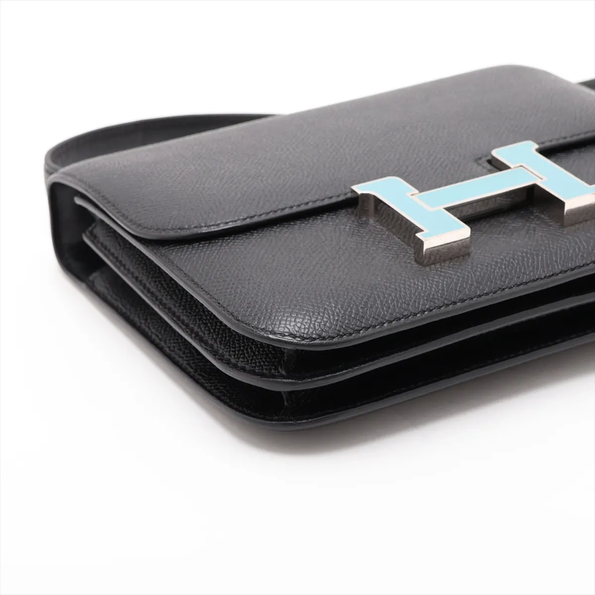[Individually packaged] Hermes Constance 3 Mini 18 Veau Epsom Black Silver Hardware — view 4