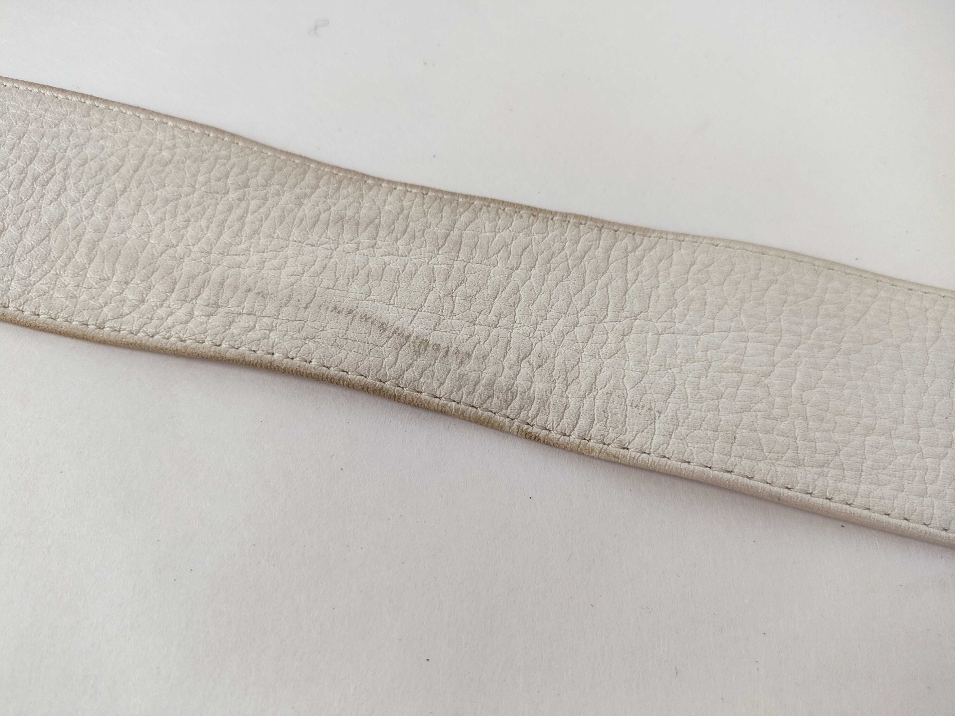 logo leather belt — view 6