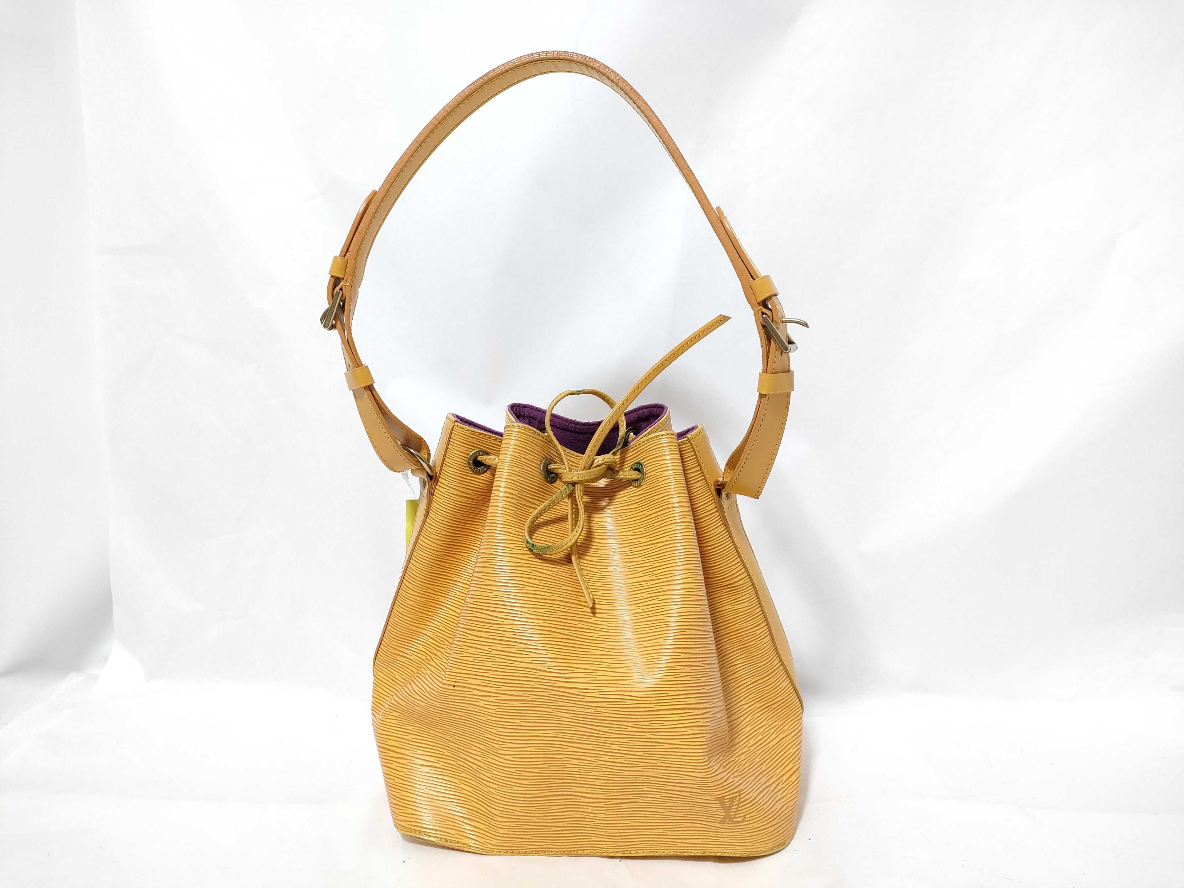 Epi Noe Tassili Yellow Shoulder Bag