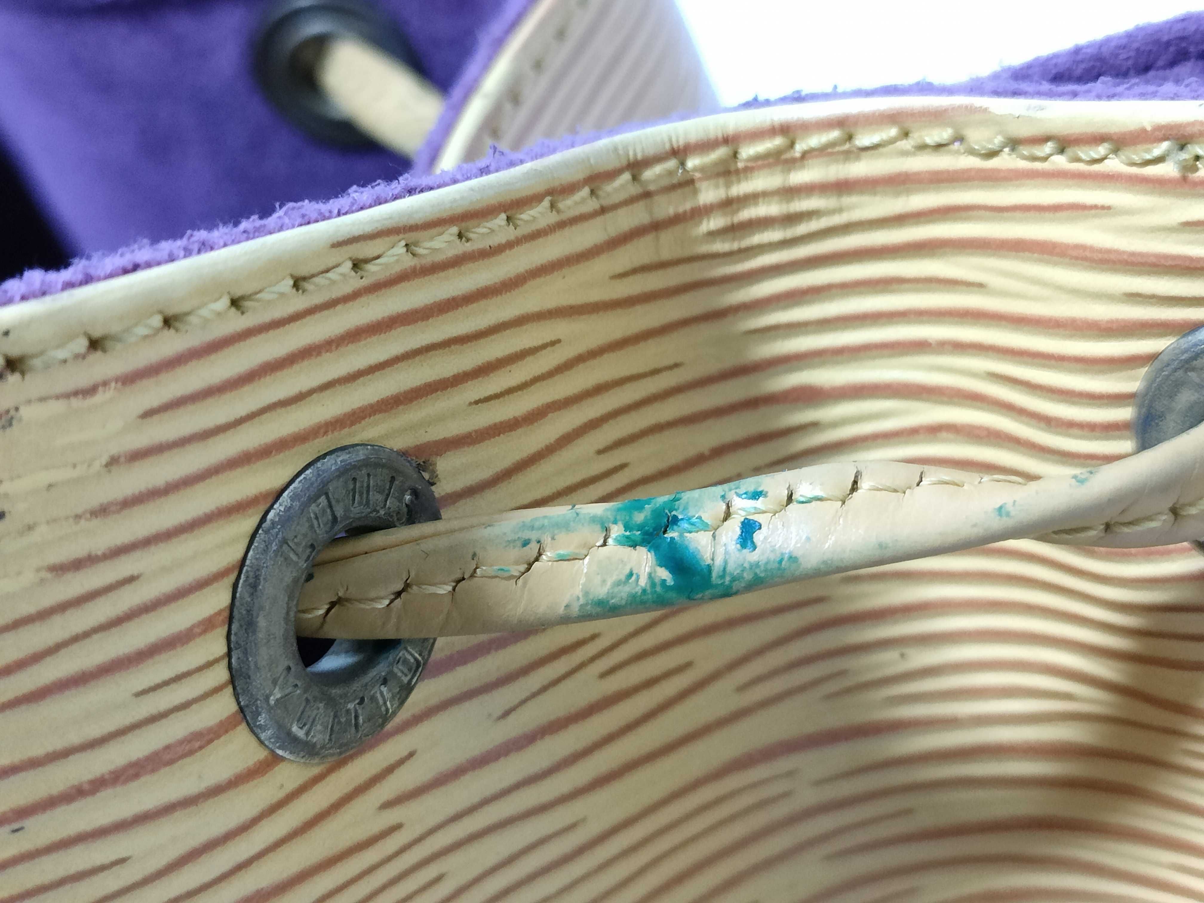 Epi Noe Tassili Yellow Shoulder Bag — view 12