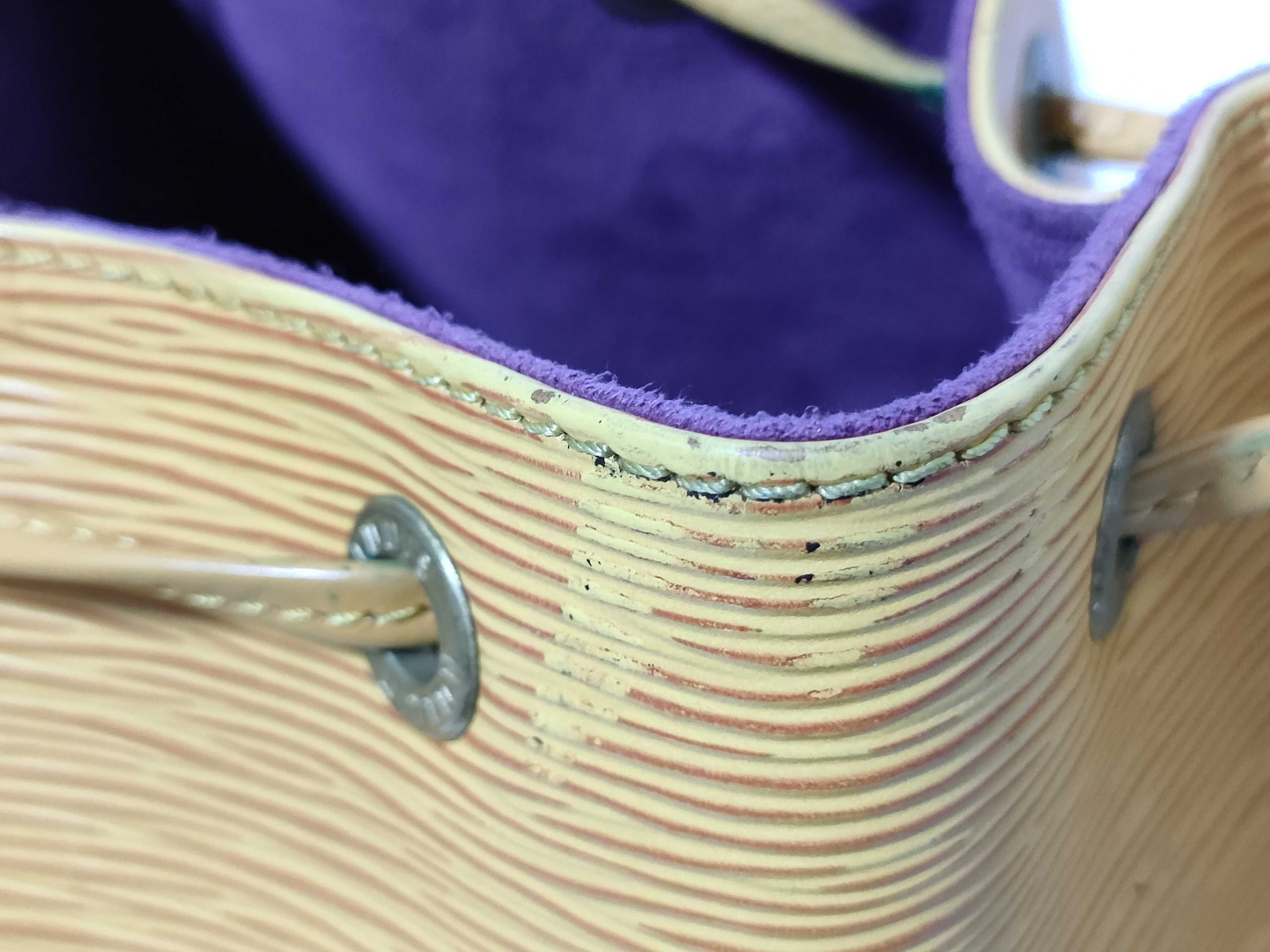 Epi Noe Tassili Yellow Shoulder Bag — view 13