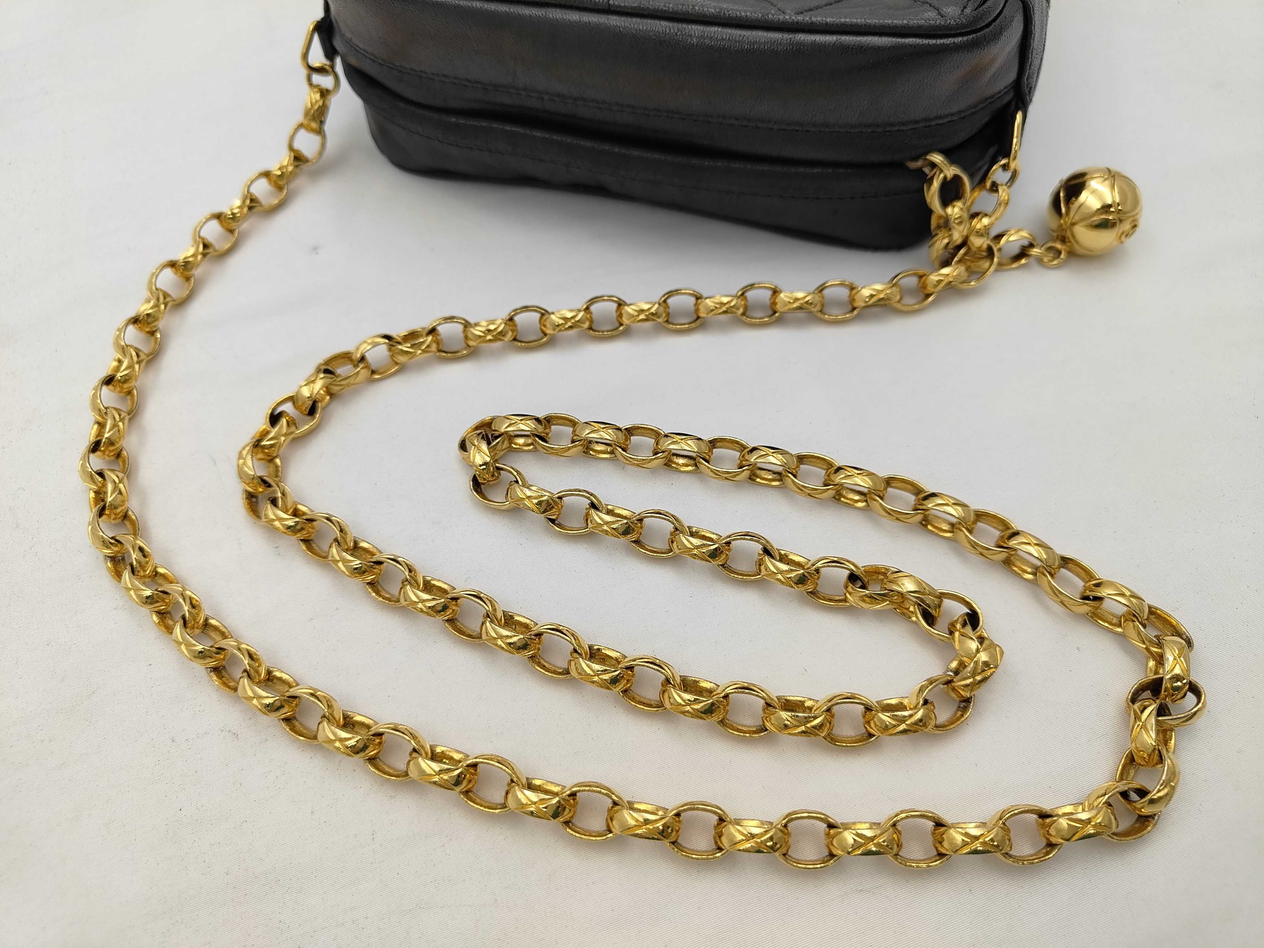 Lambskin Matelassé Shoulder Bag with Ball Charm and Jewel Chain (Serial Number 2, with original seal) — view 3