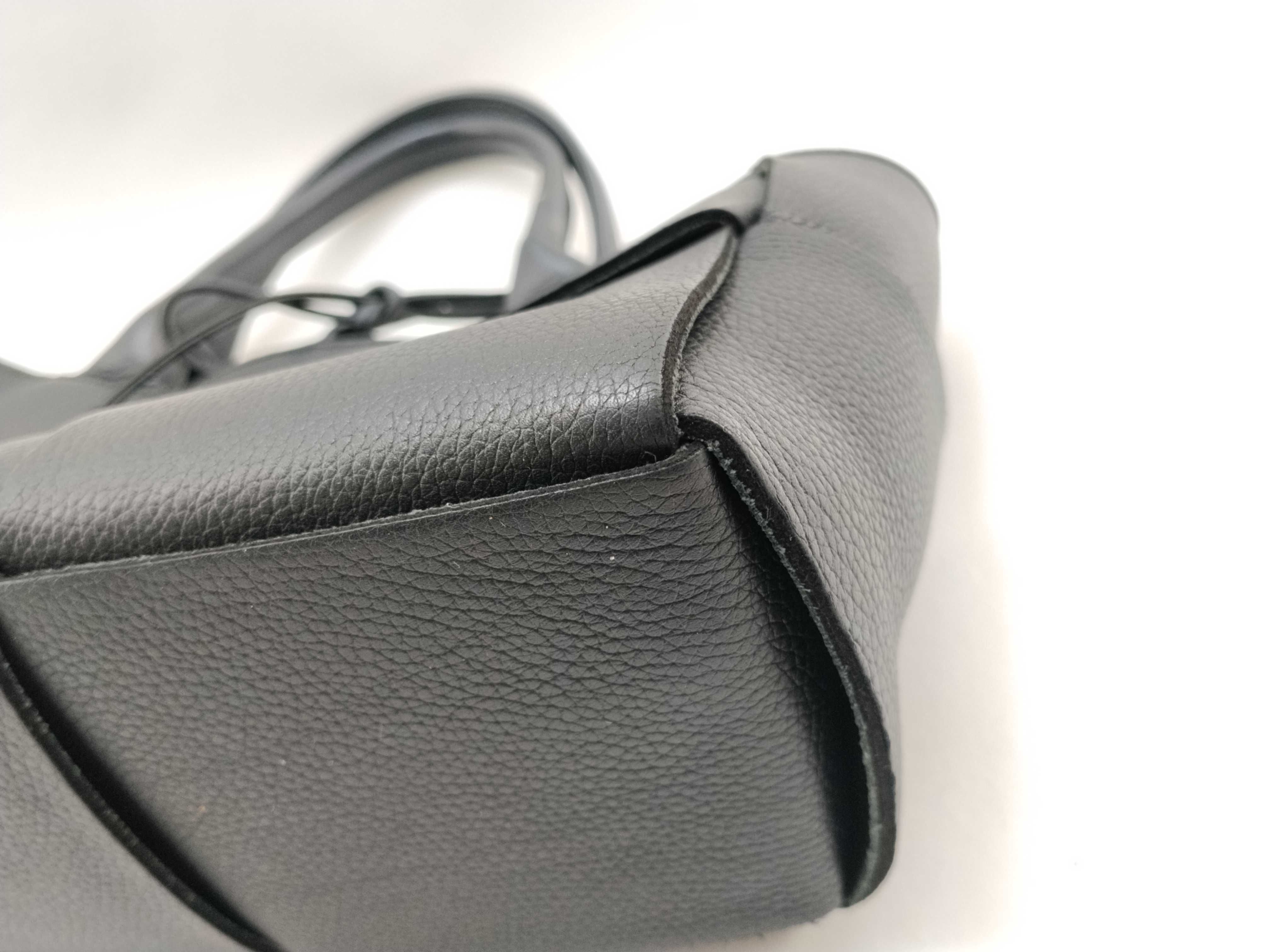 Maxi Intrecciato Arcomini Tote Bag, Leather, RFID, Black, Shoulder Strap/Pouch, Handbag — view 4