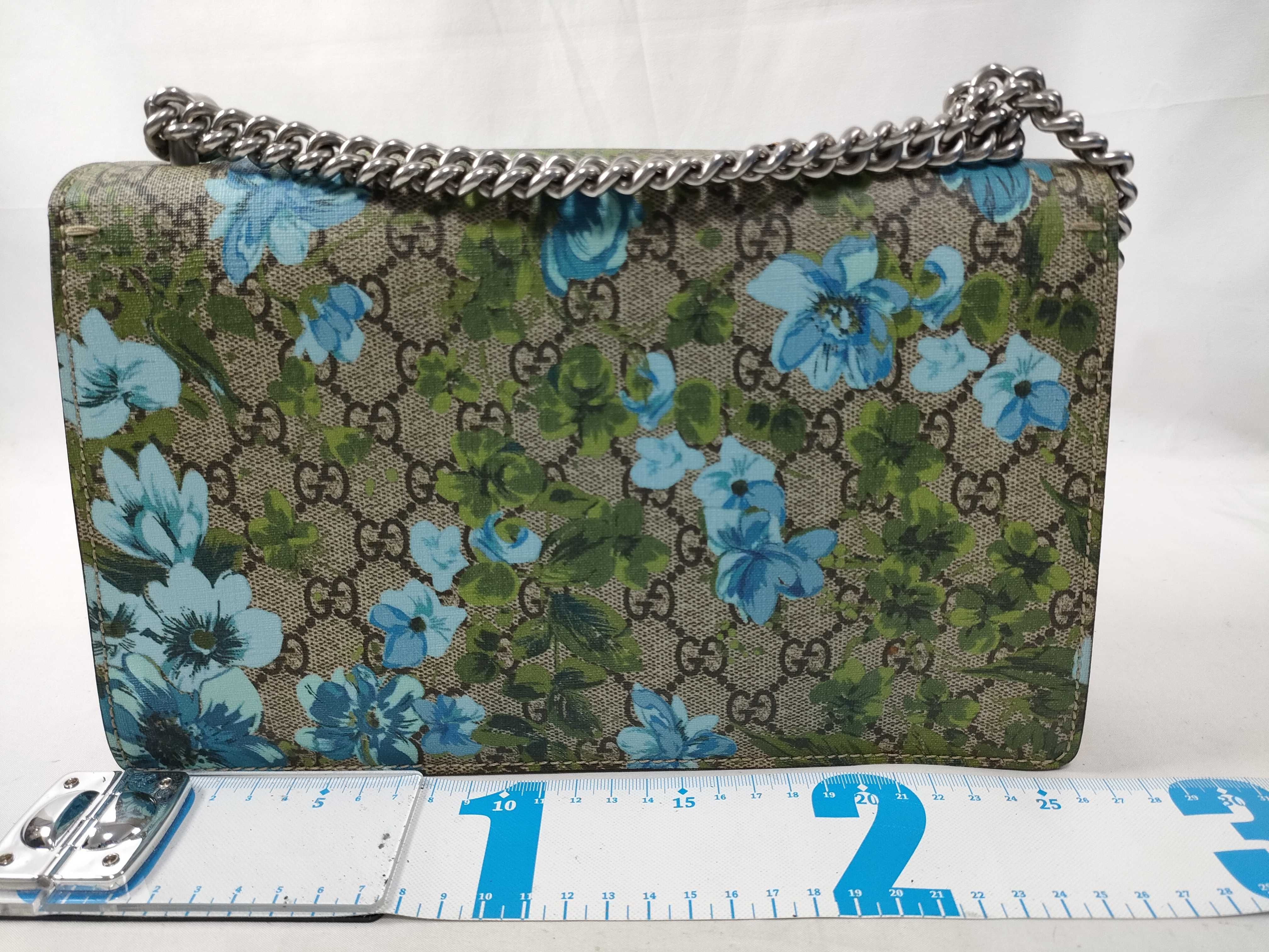 Monogram Floral Dionysus Bee Embroidery Shoulder Bag — view 2