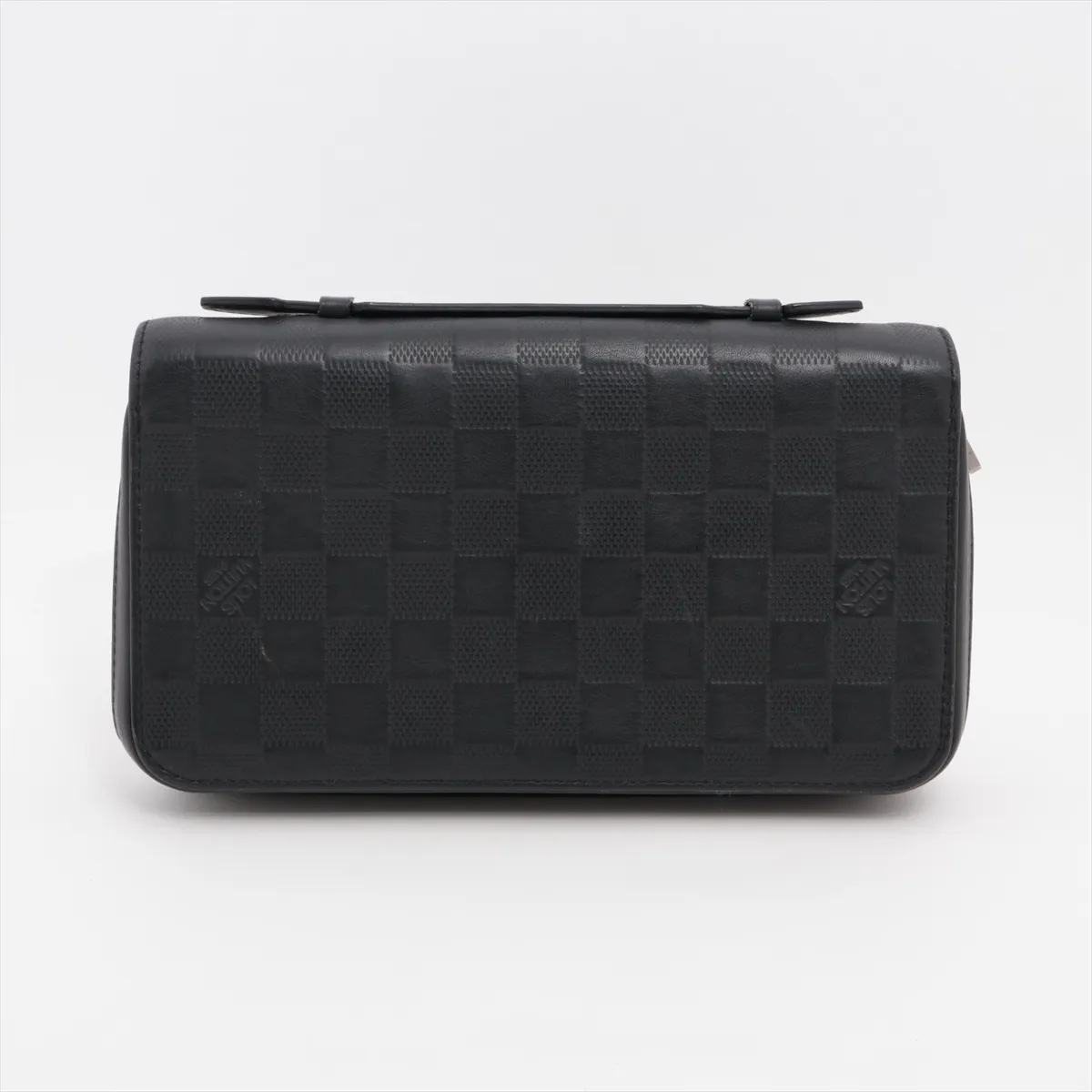 Damier Infini Zippy XL N61254 CA4159 Noir Long Wallet — view 2