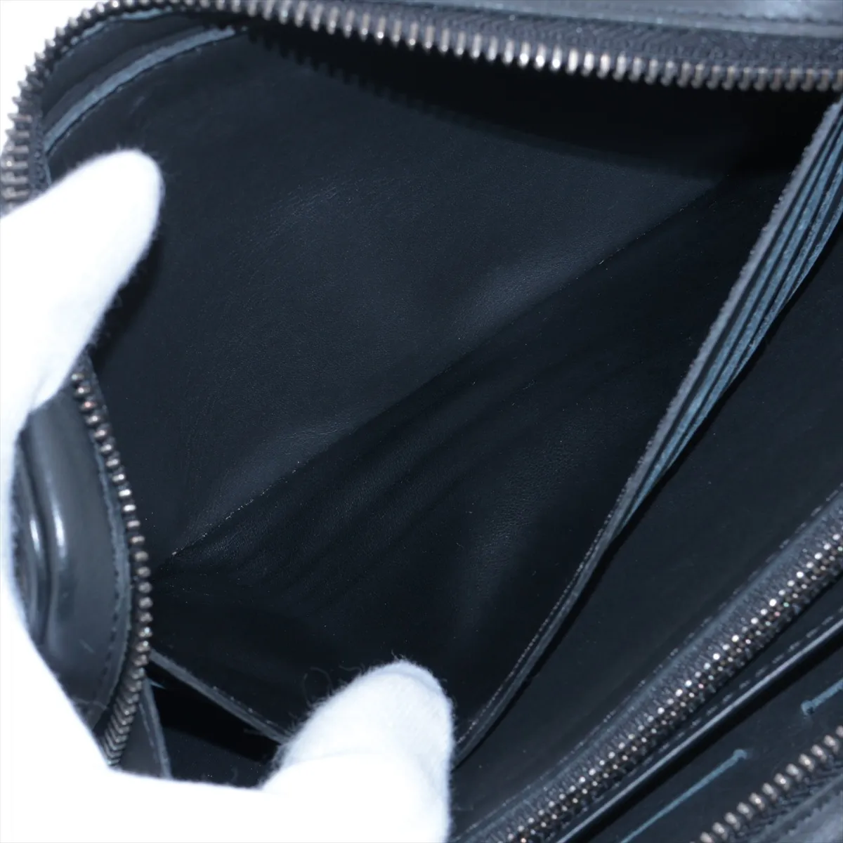 Damier Infini Zippy XL N61254 CA4159 Noir Long Wallet — view 4