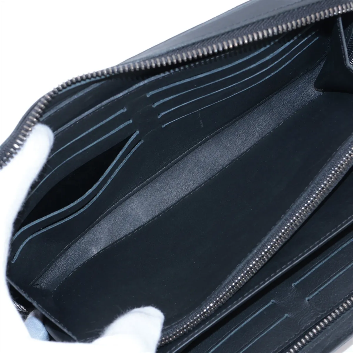 Damier Infini Zippy XL N61254 CA4159 Noir Long Wallet — view 5
