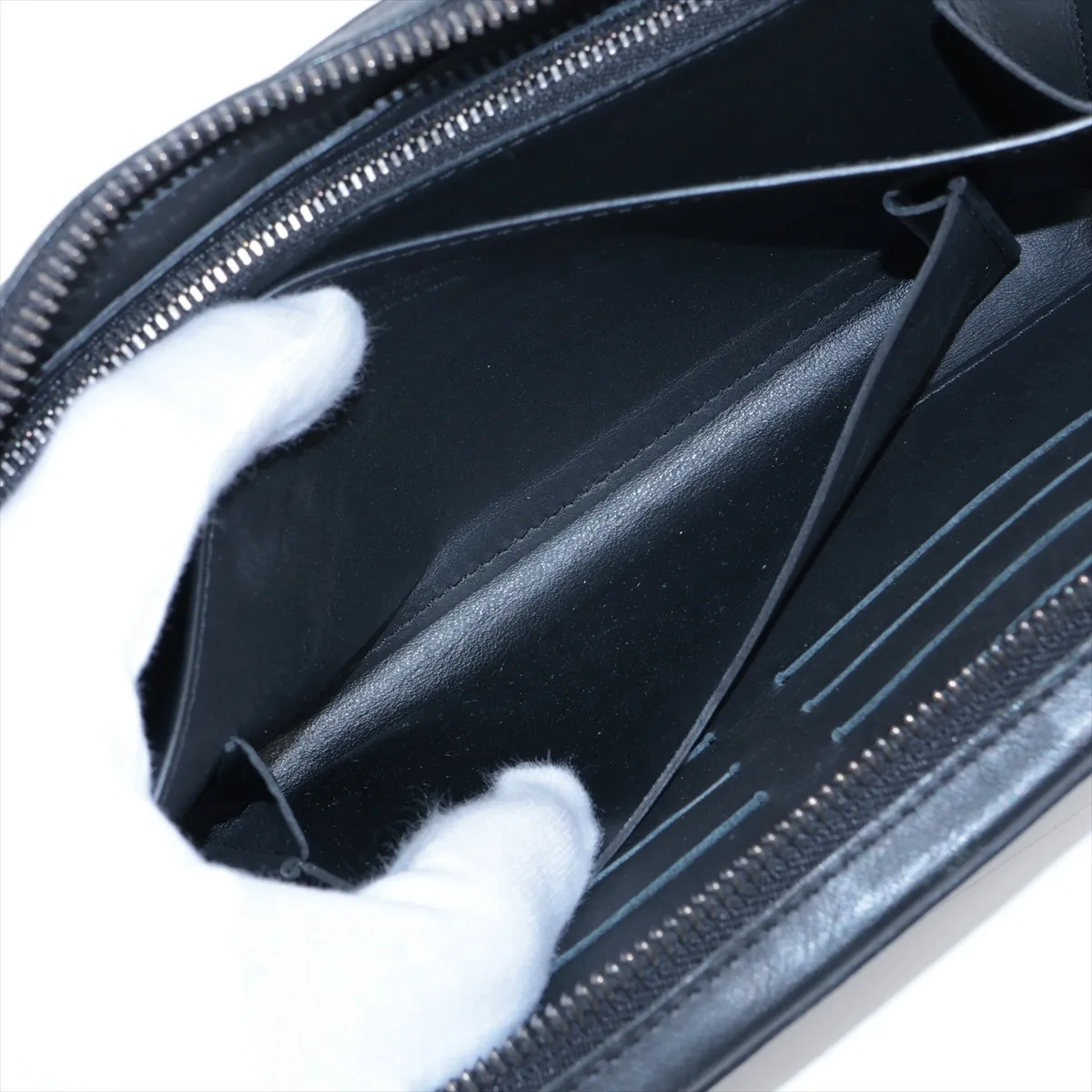 Damier Infini Zippy XL N61254 CA4159 Noir Long Wallet — view 7