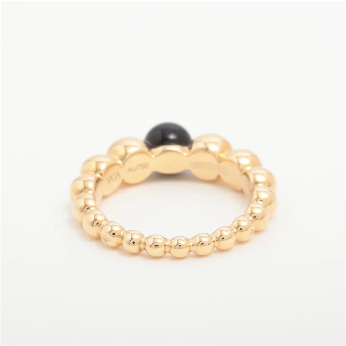 Perlee Onyx Ring 750 (Yellow Gold) 6.3g Size 50 JE179726 — view 2