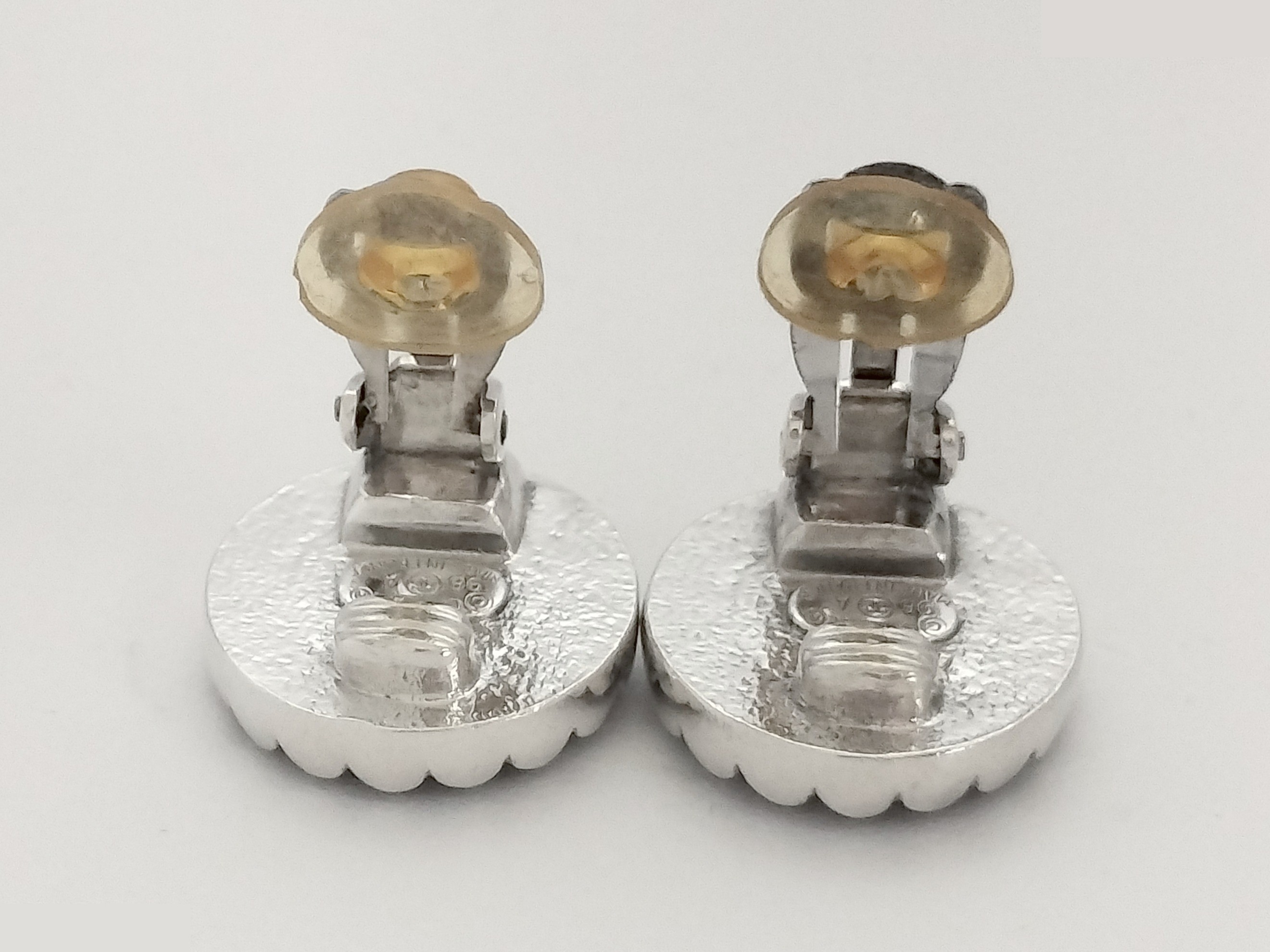 Coco Black Silver Earrings — view 3