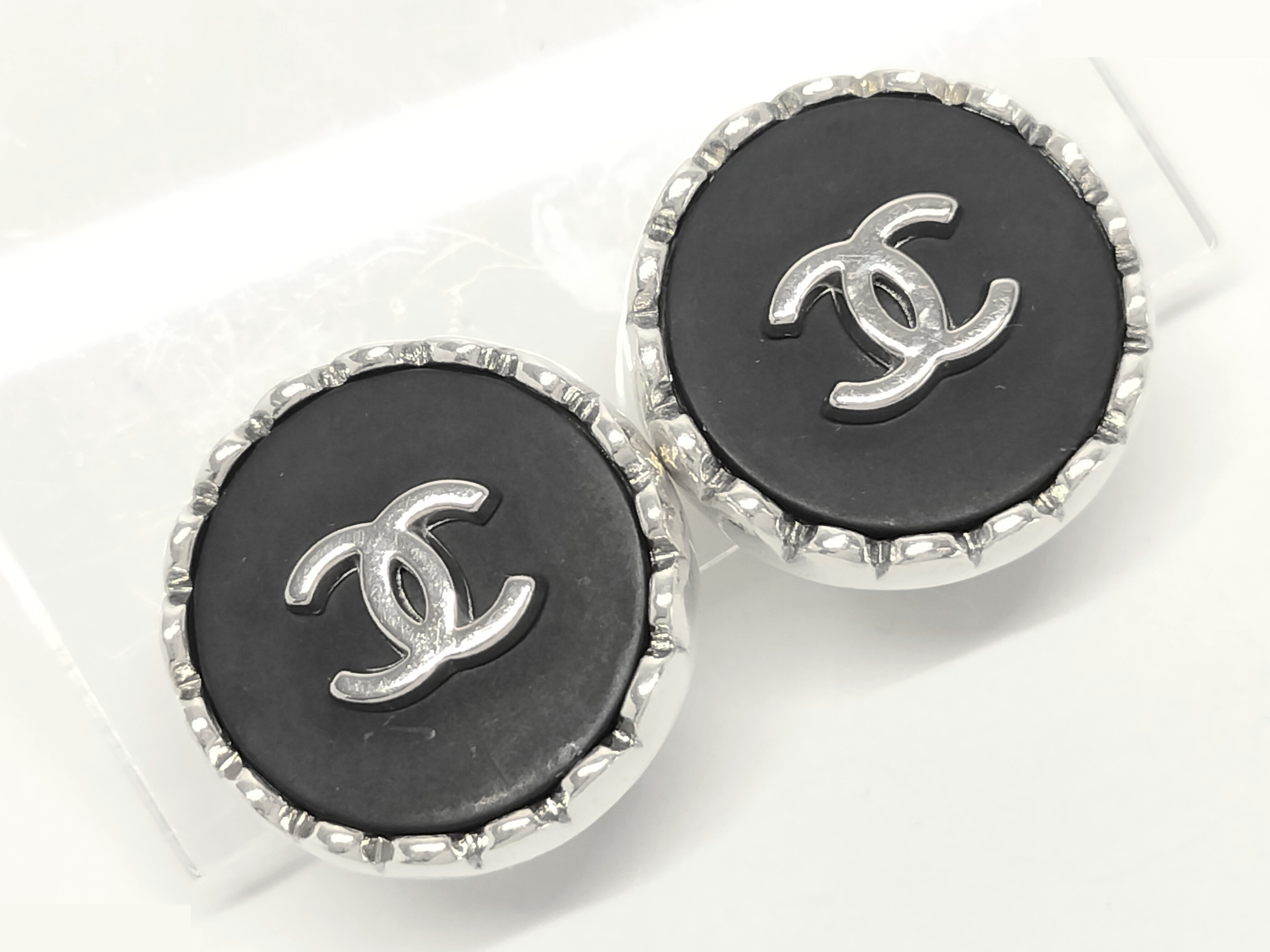 Coco Black Silver Earrings — view 5