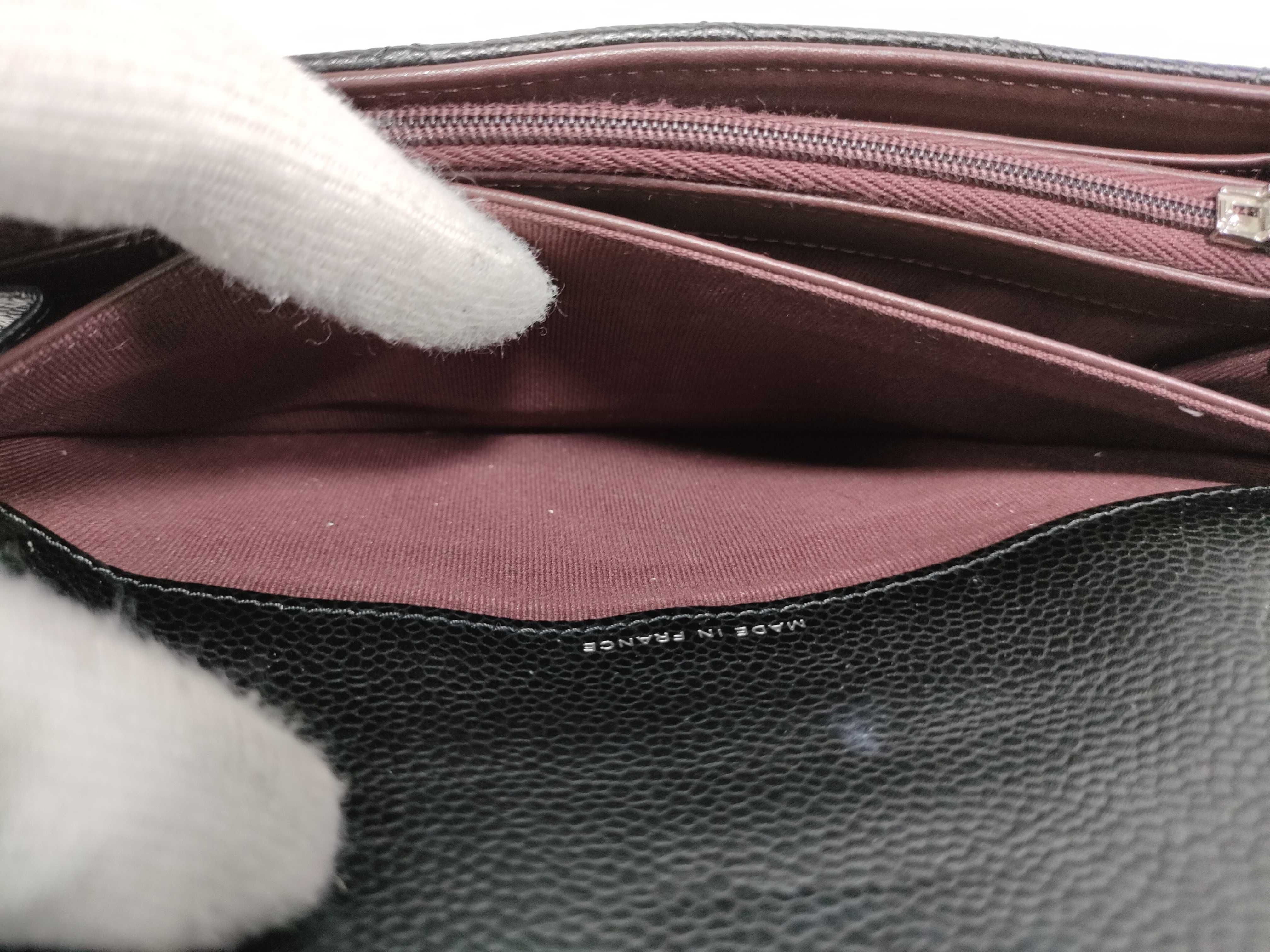Caviar Skin Matelassé Bi-fold Wallet — view 14