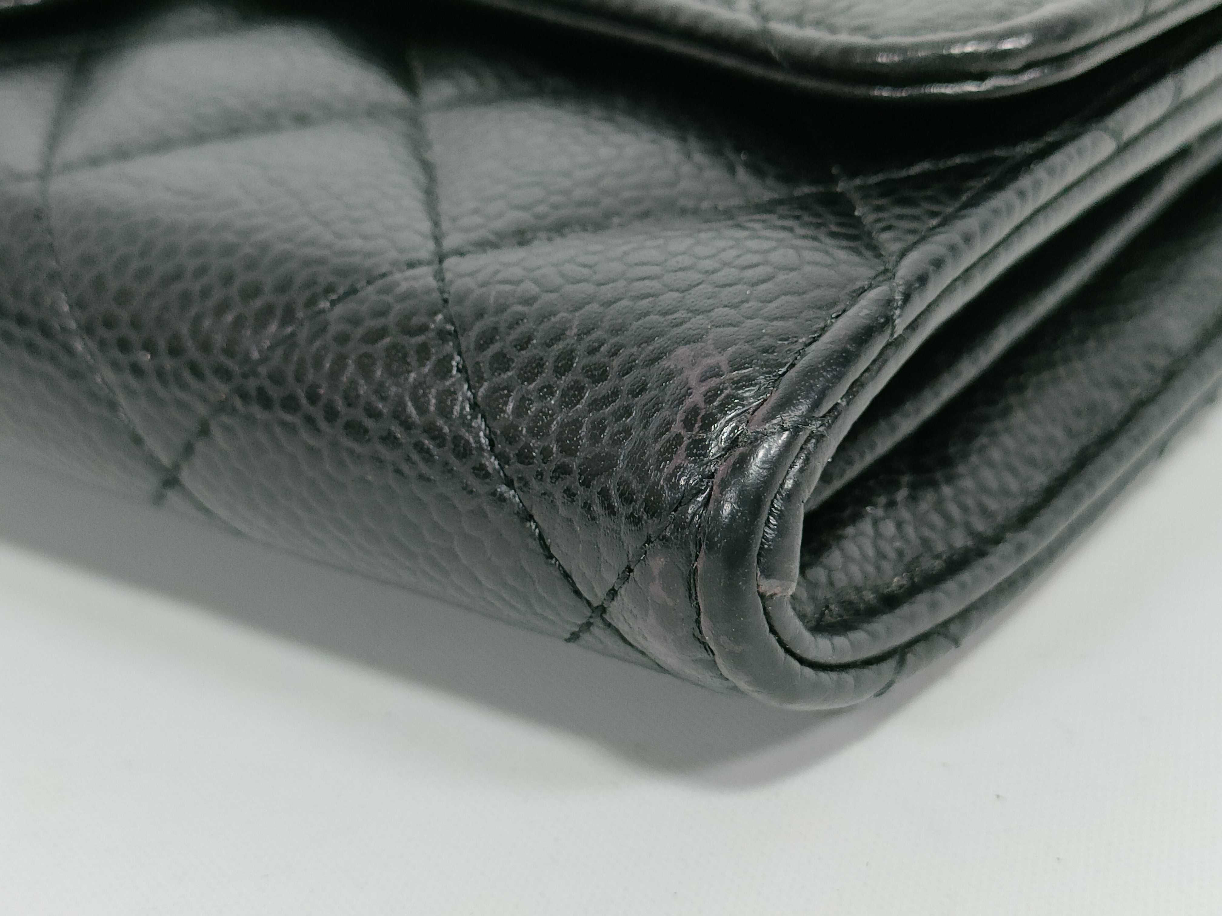 Caviar Skin Matelassé Bi-fold Wallet — view 4