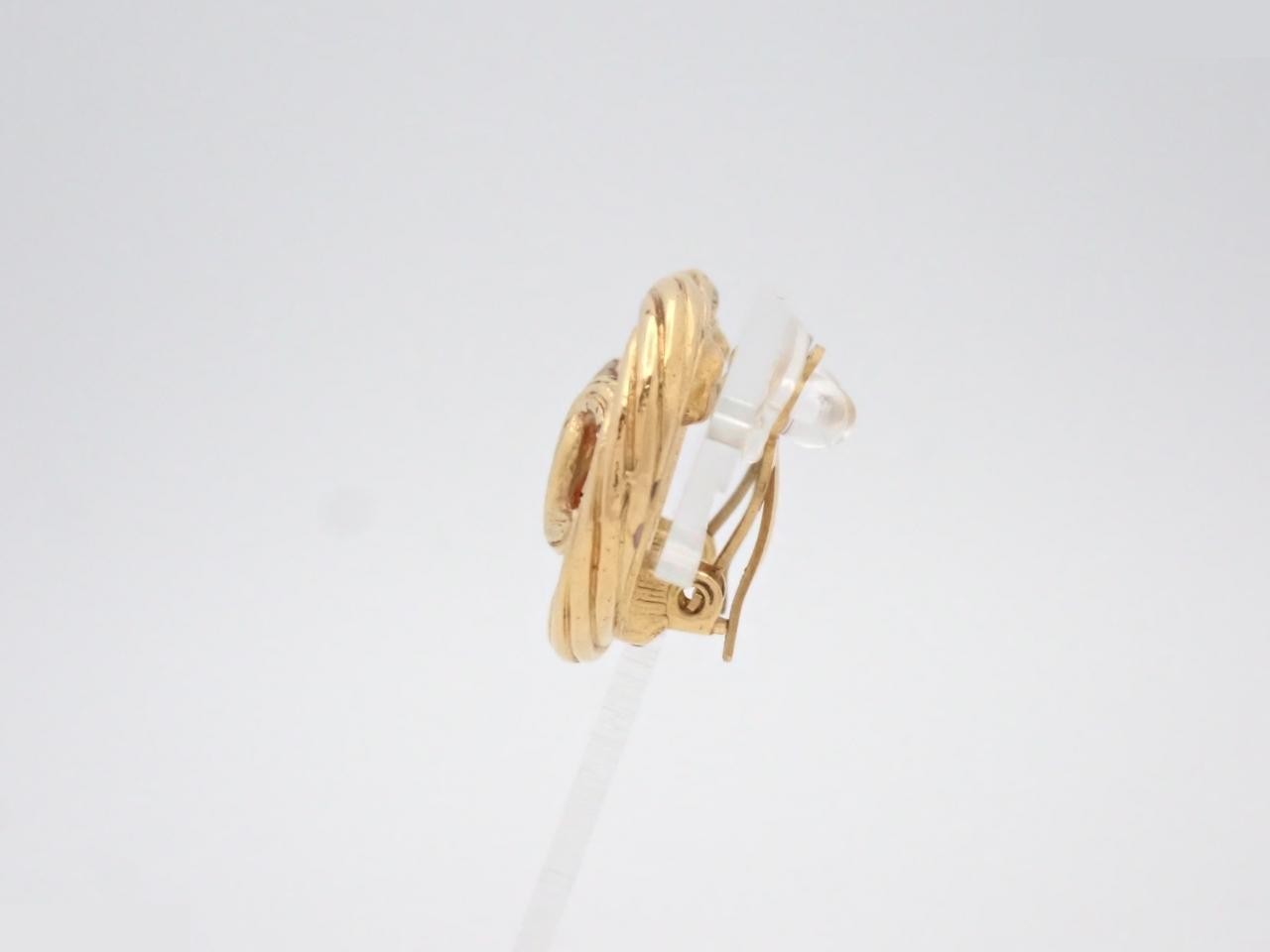 Coco Mark Gold Earrings — view 3