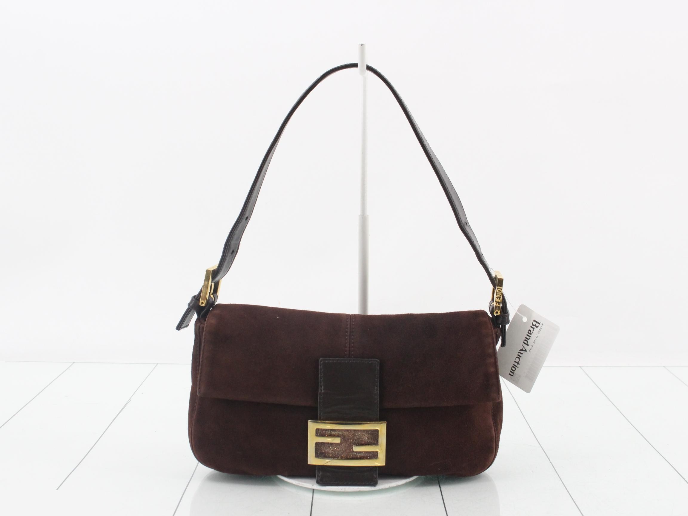 Mamma Bucket Suede Brown Shoulder Bag