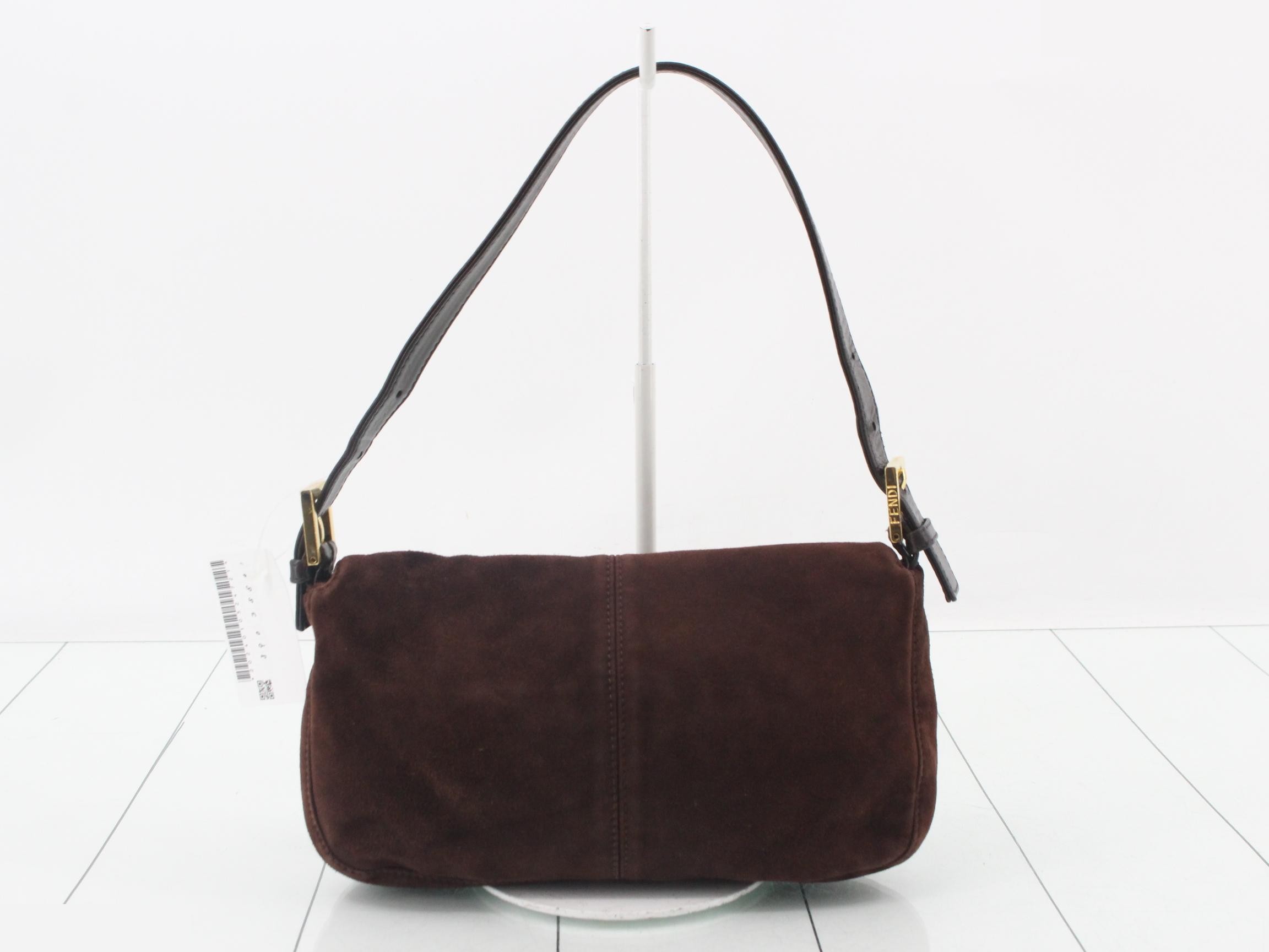 Mamma Bucket Suede Brown Shoulder Bag — view 2