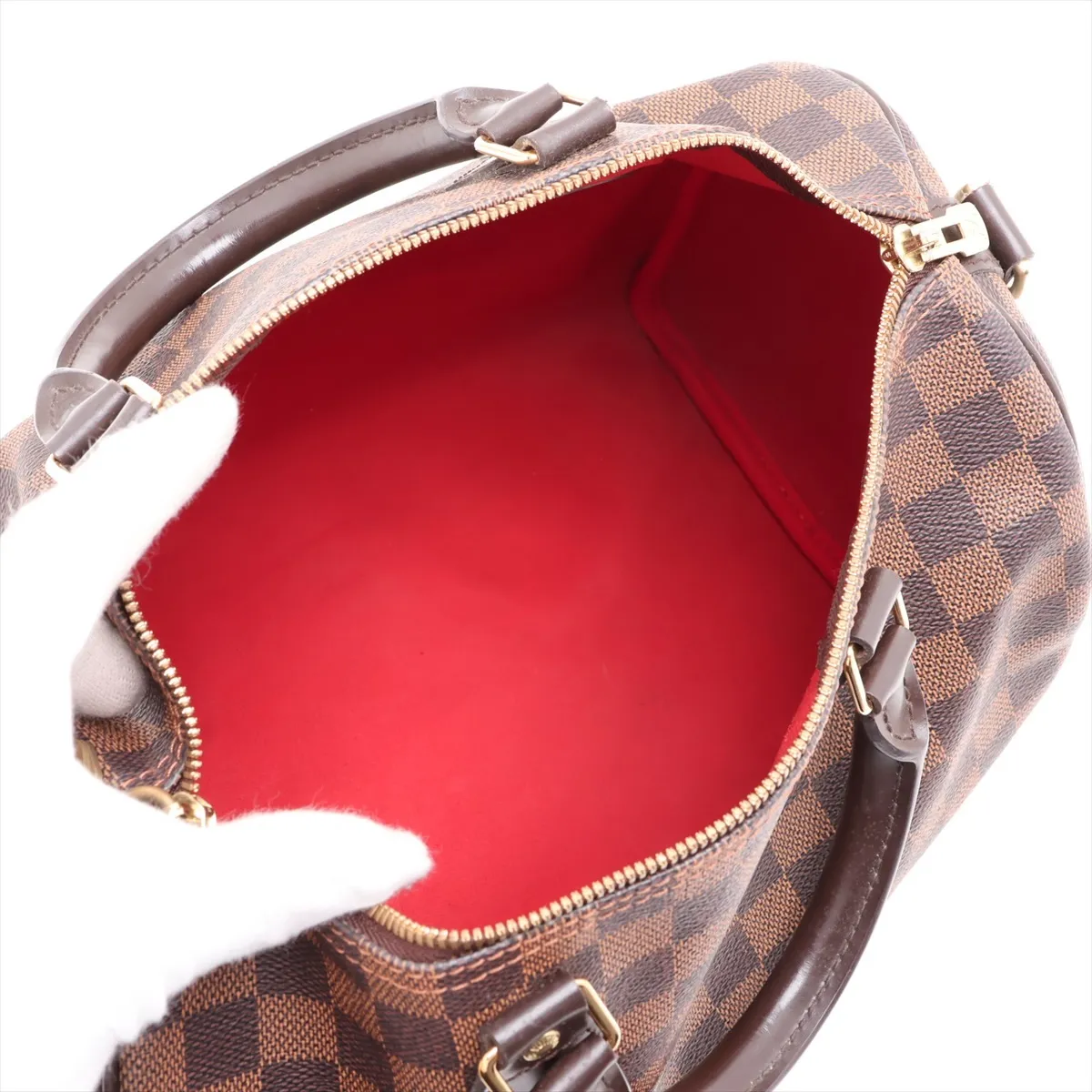Damier Speedy Bandoulière 30 N41183 TR3173 Brown — view 7
