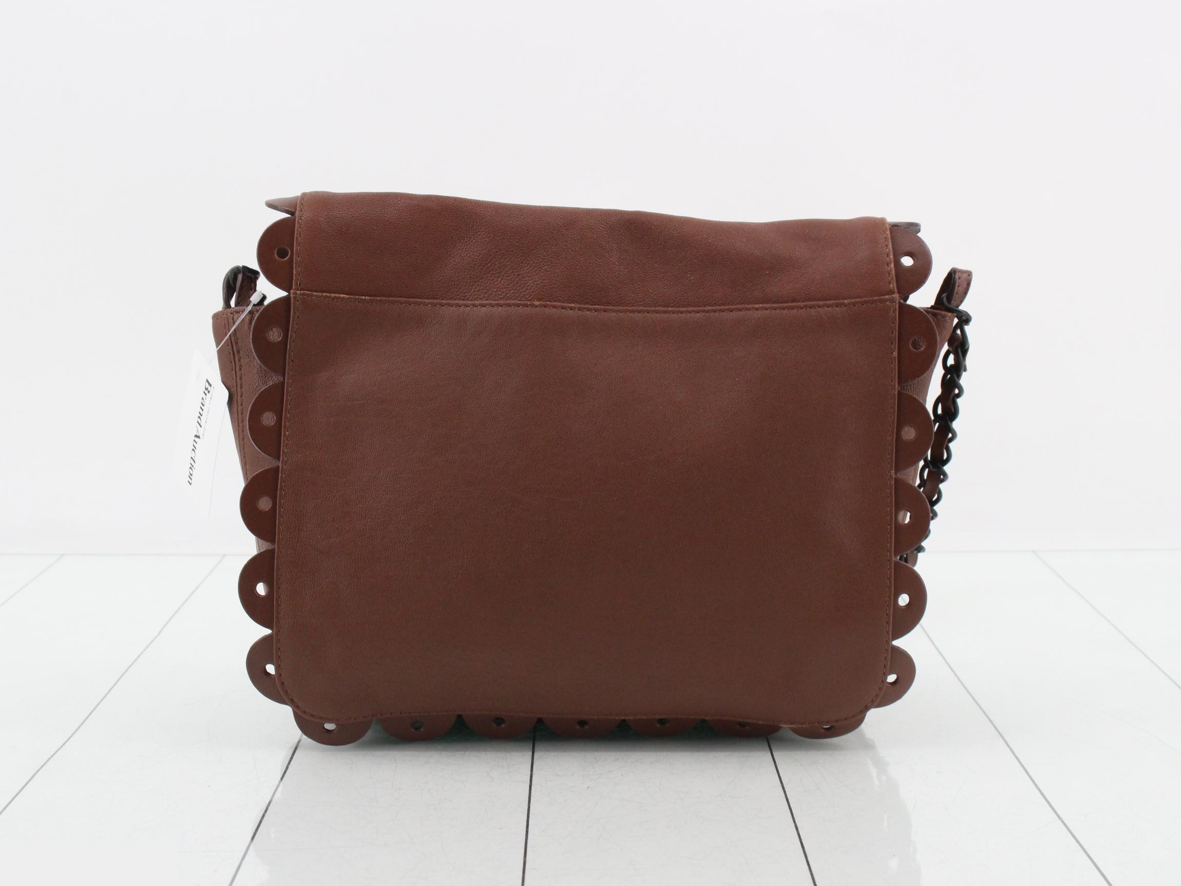 See by Chloé (Bag) - Shoulder Bag, Poya Scallop Leather, Brown — view 2