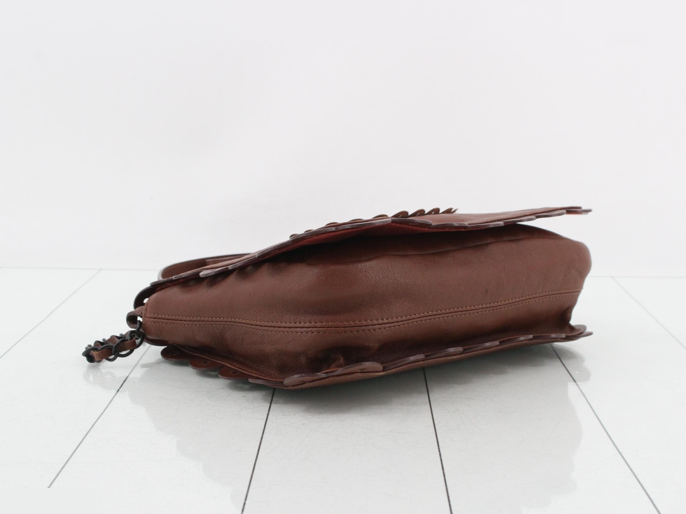 See by Chloé (Bag) - Shoulder Bag, Poya Scallop Leather, Brown — view 5